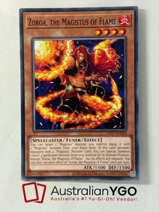 ZOROA, THE MAGISTUS OF FLAME OP27-ENO20