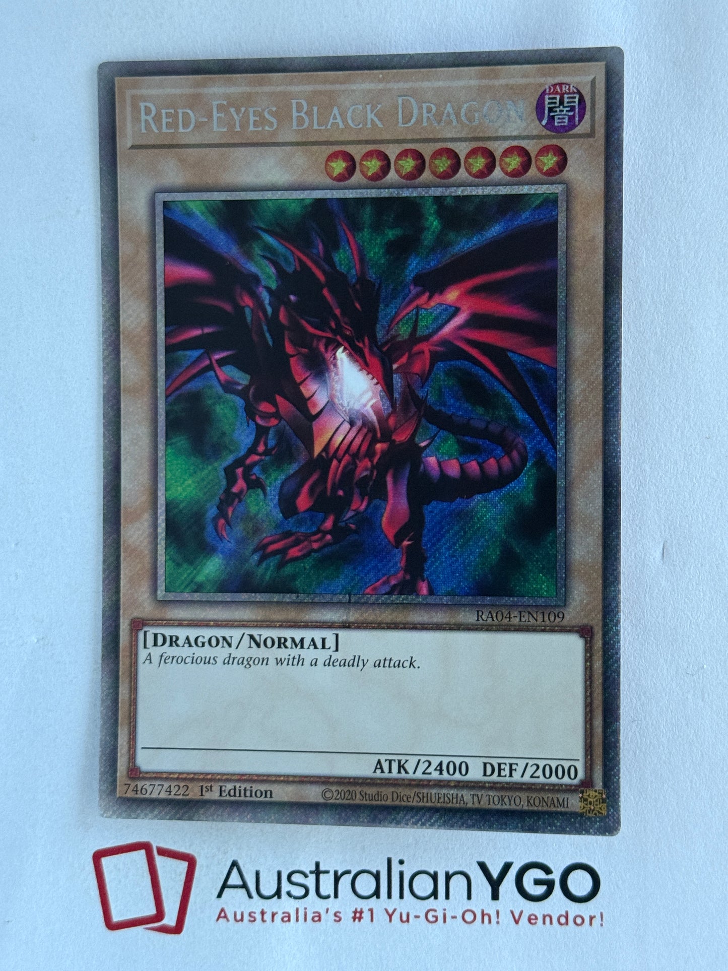 RED-EYES BLACK DRAGON RA04-EN109