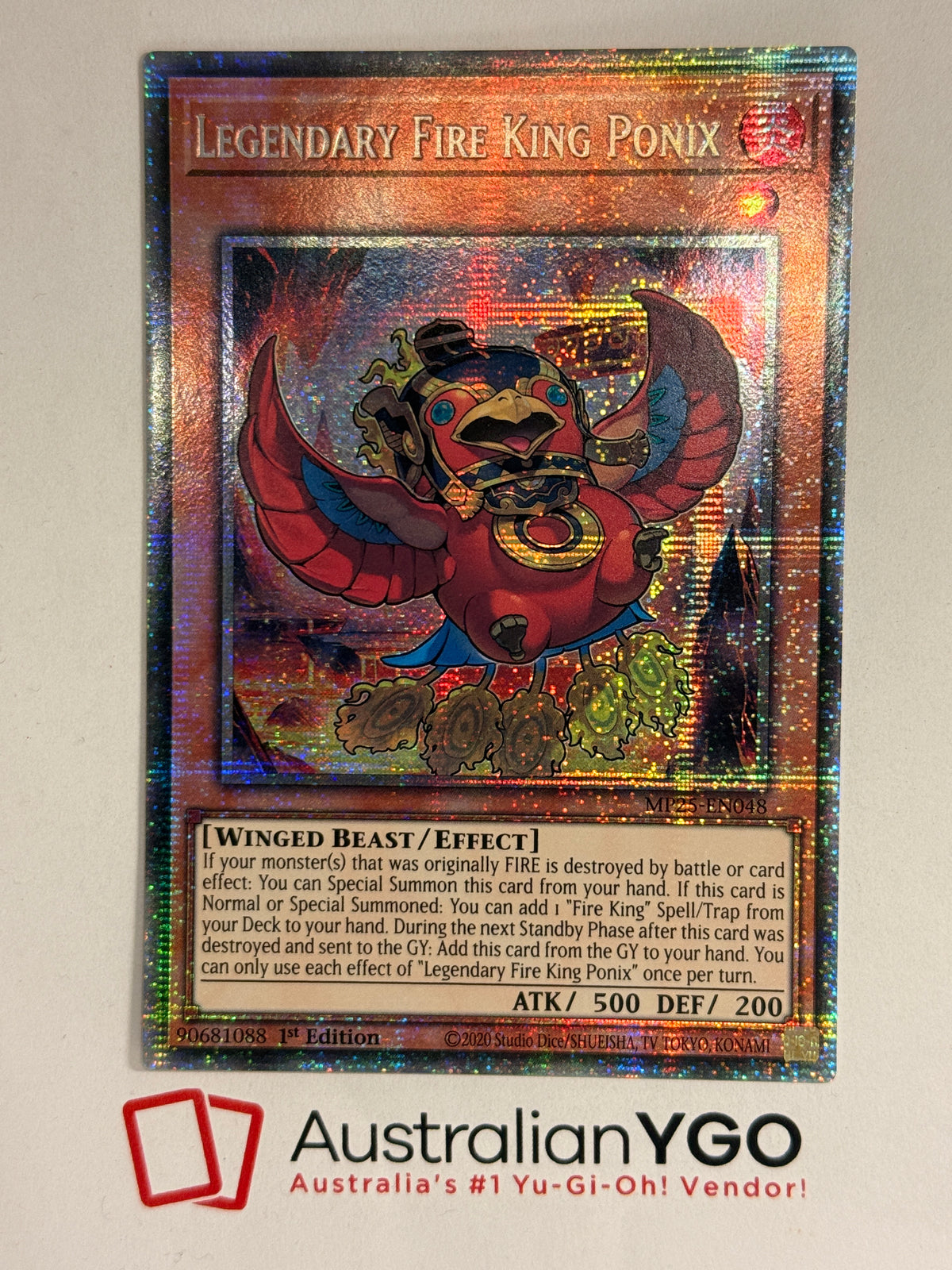 LEGENDARY FIRE KING PONIX MP25-EN038 (Starlight)