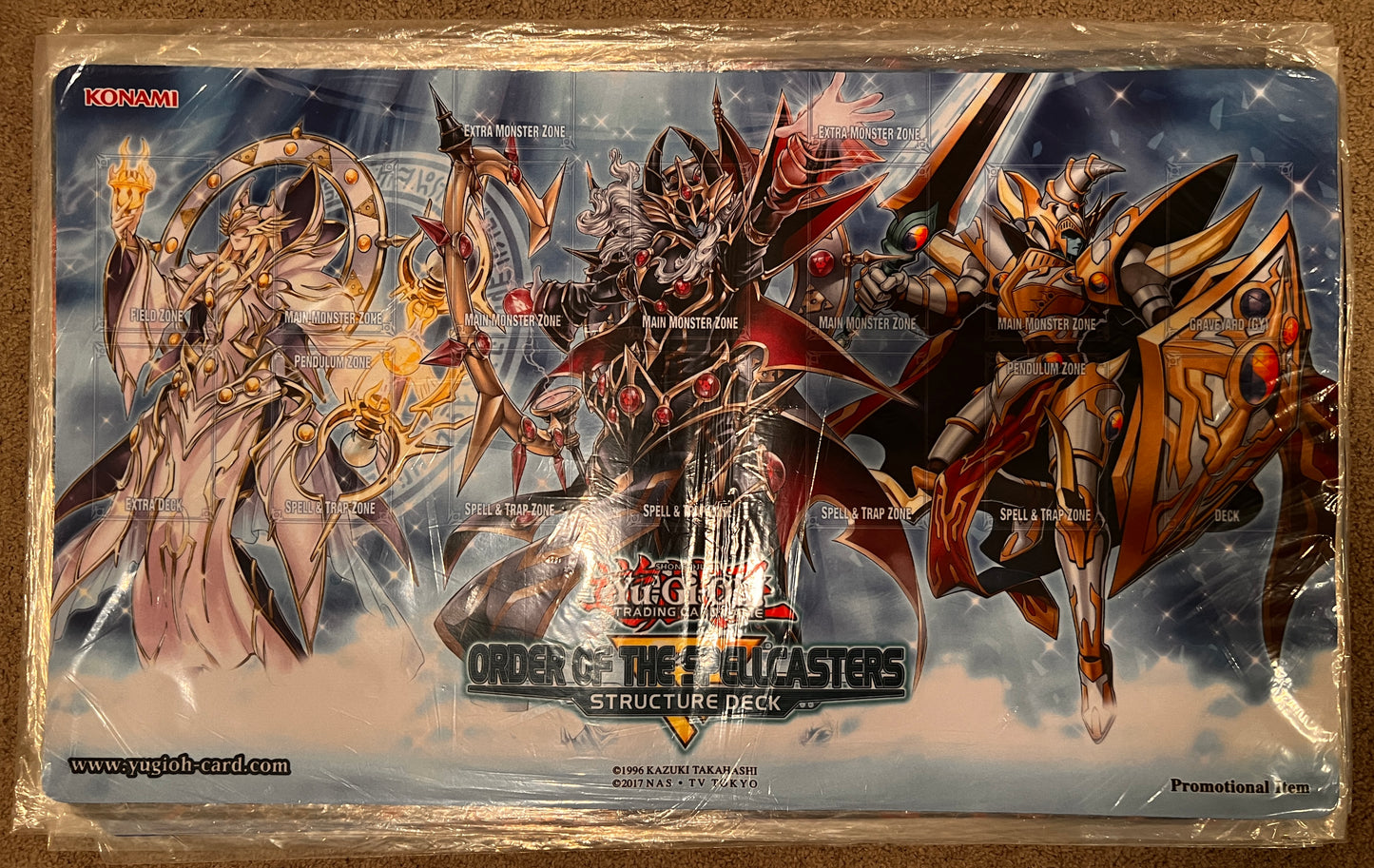 Official Yugioh Order Of The Spellcasters Structure Deck Playmat Sealed