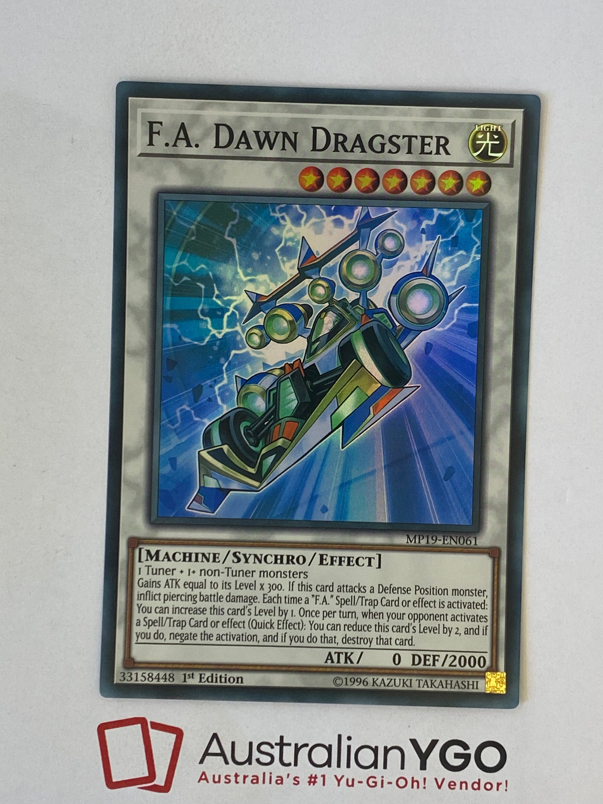 F.A. DAWN DRAGSTER MP19-EN061 Aus Ygo F.A. DAWN DRAGSTER MP19-EN061 Aus Ygo