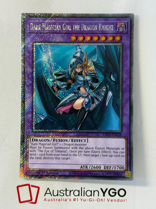 DARK MAGICIAN GIRL THE DRAGON KNIGHT RA03-EN258