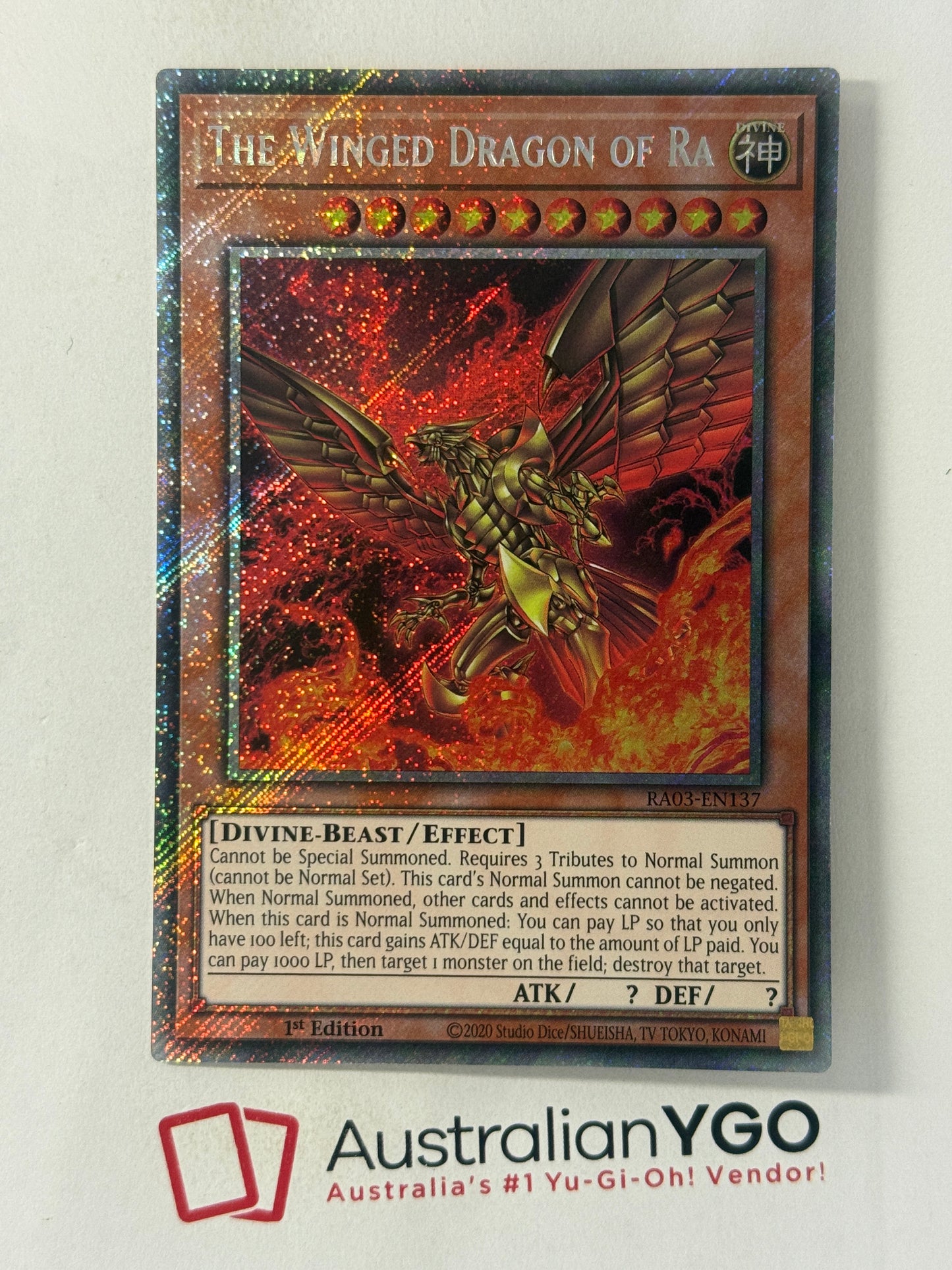 THE WINGED DRAGON OF RA RA03-EN137
