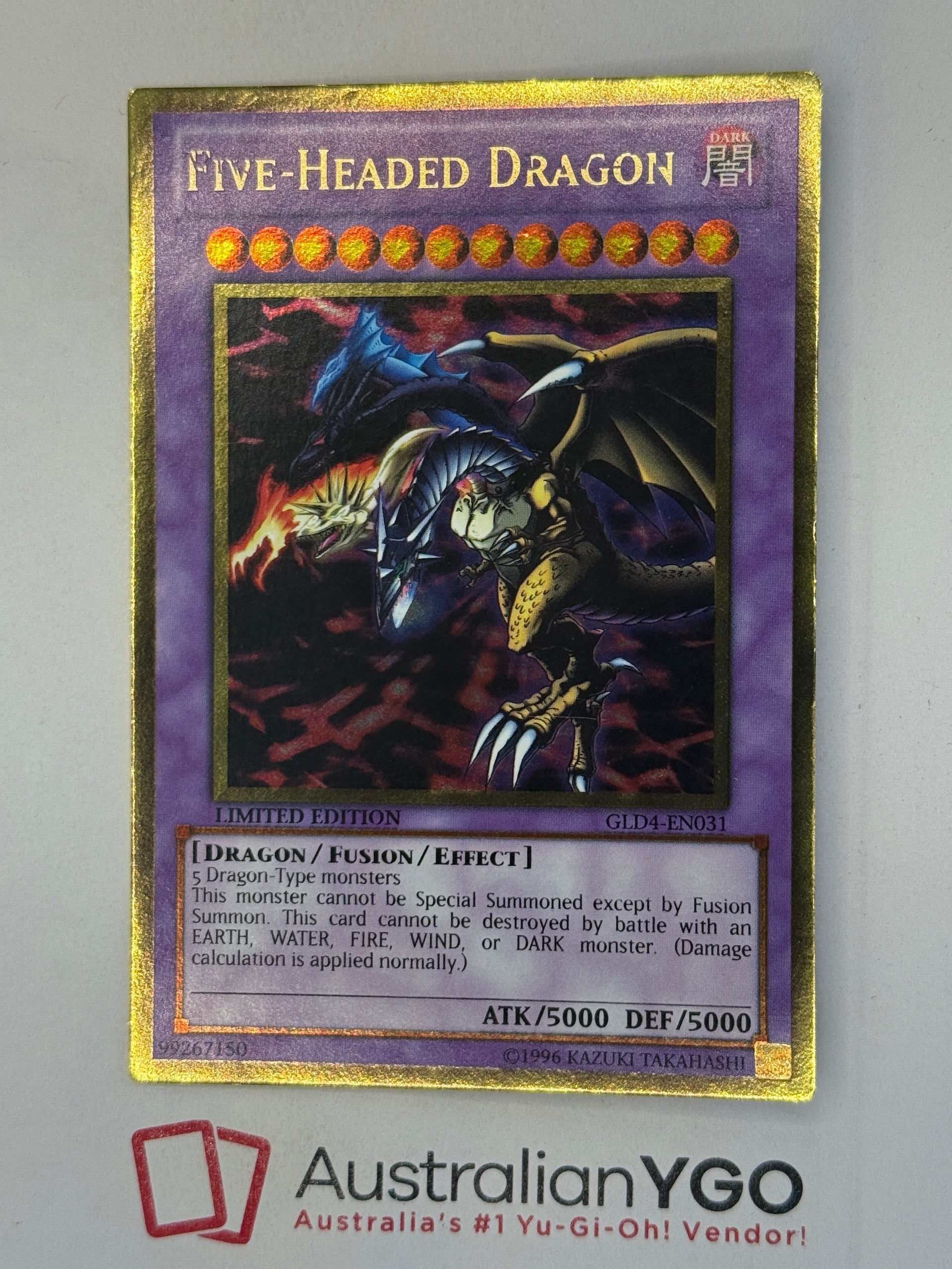 FIVE-HEADED DRAGON GLD4-ENO31 – Aus Ygo