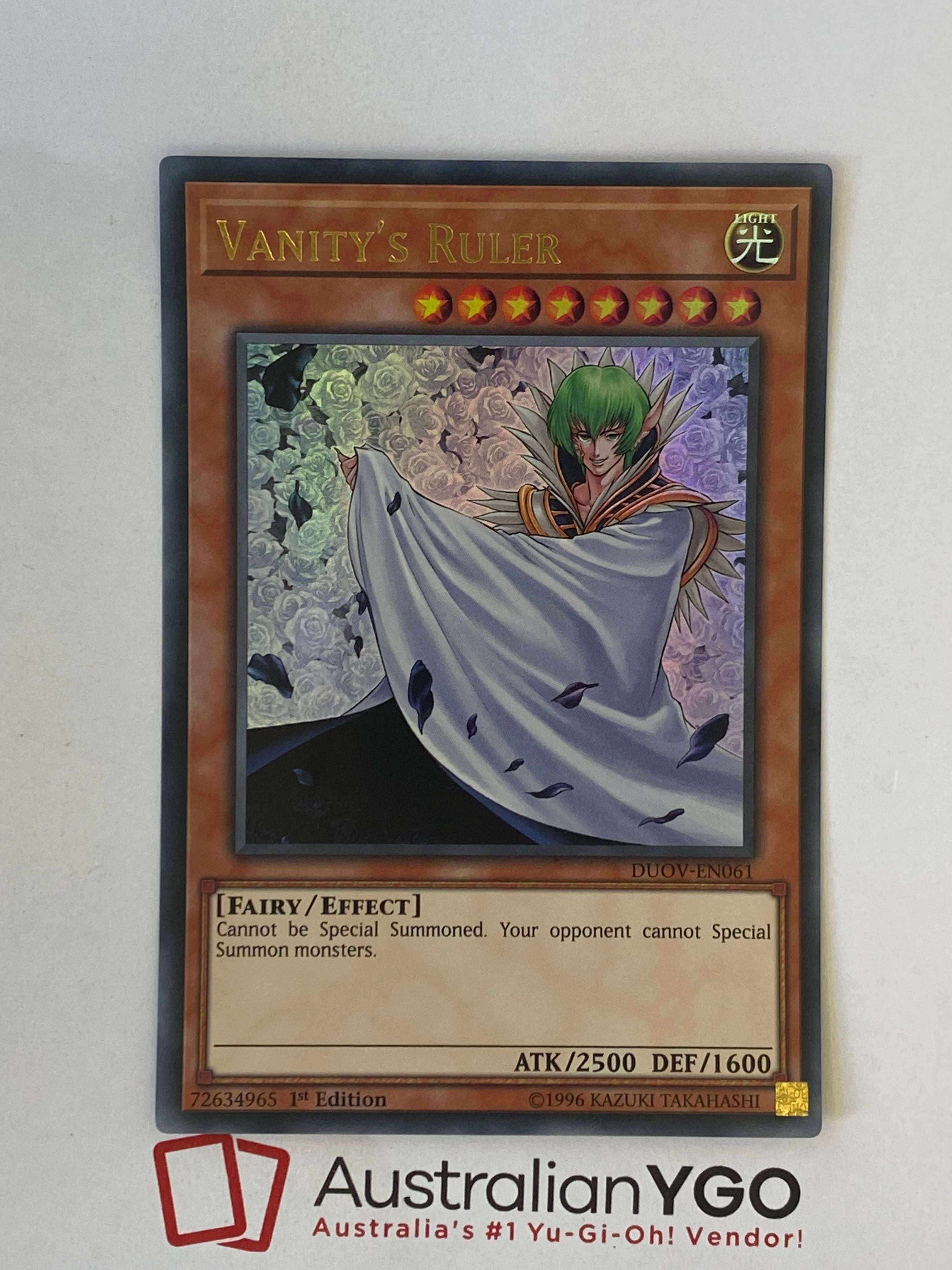 VANITY'S RULER DUOV-EN061 – Aus Ygo