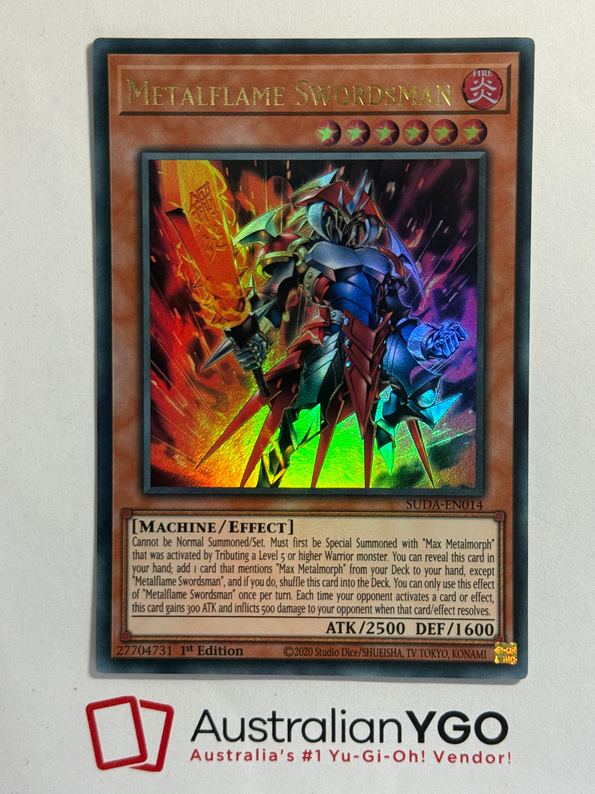METALFLAME SWORDSMAN SUDA-EN014
