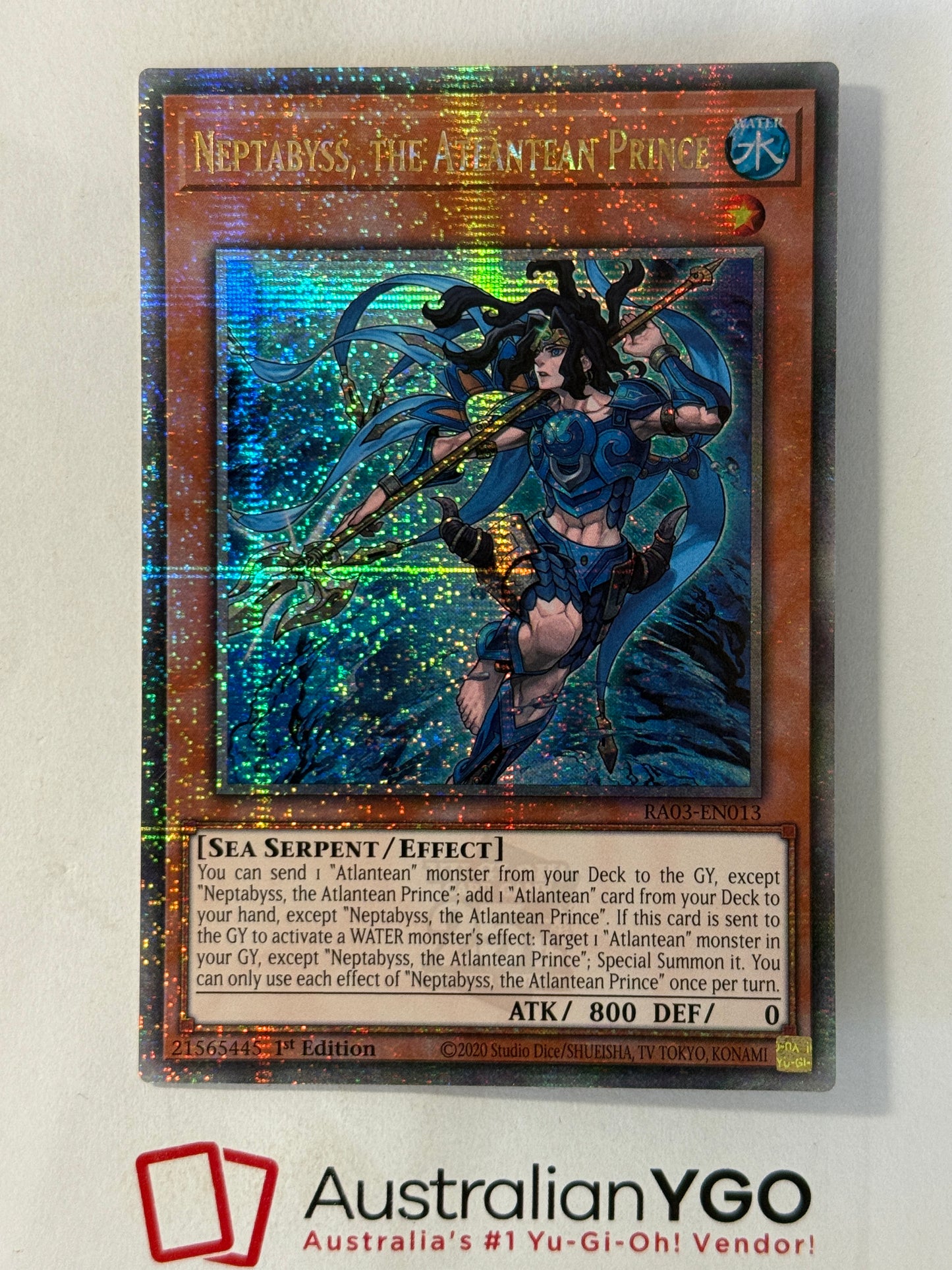 NEPTABYSS, THE ATLANTEAN PRINCE RA03-EN013 (QCR)