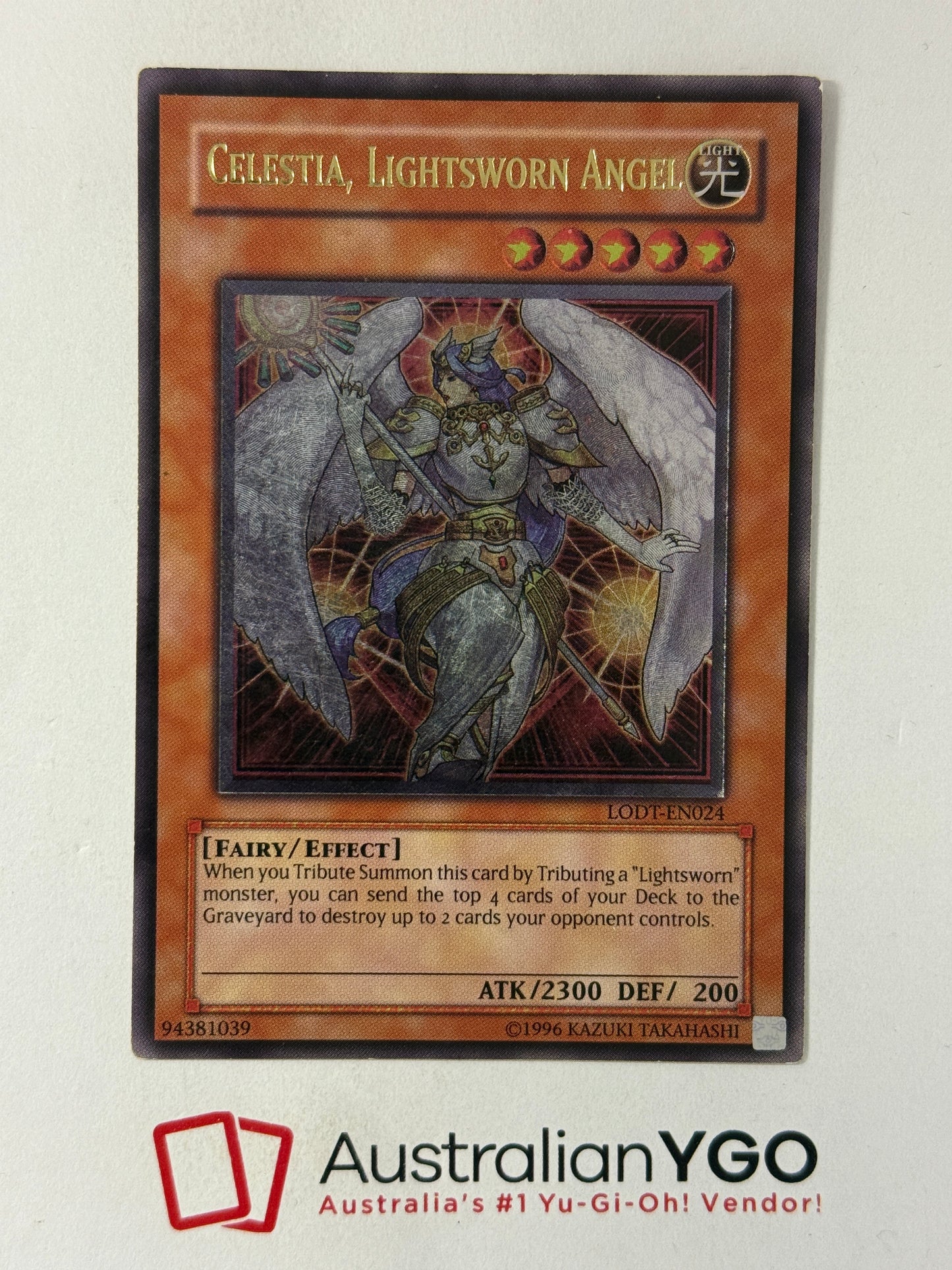 CELESTIA, LIGHTSWORN ANGEL LODT-EN024 (UTR)