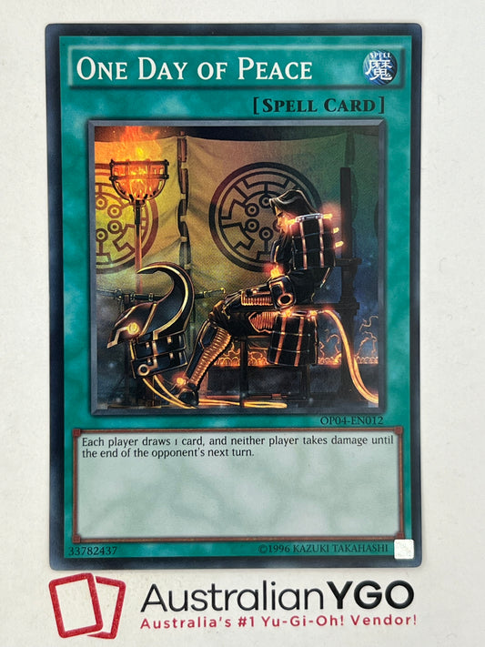 ONE DAY OF PEACE OP04-EN012 Super Rare, Near Mint