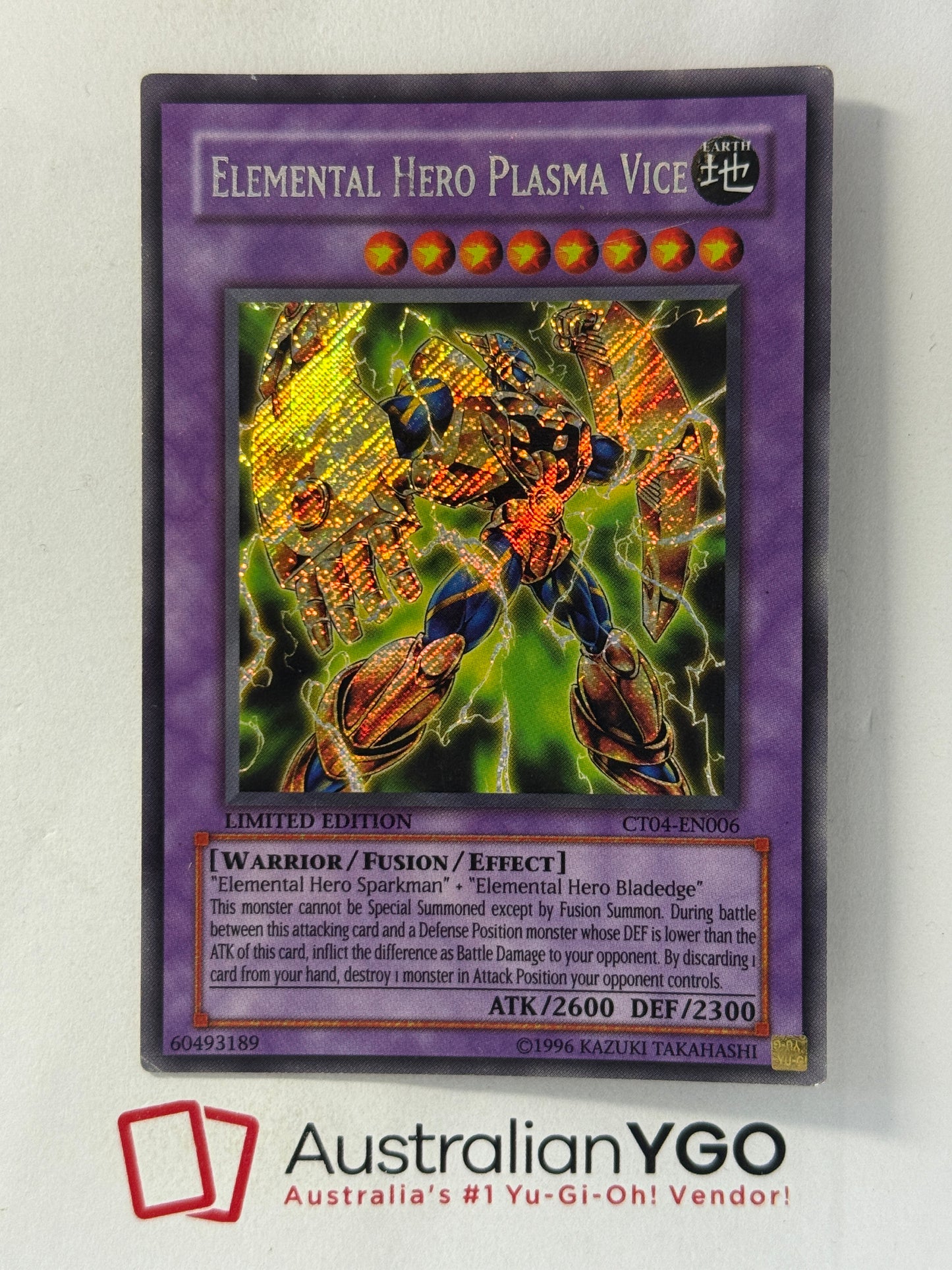 ELEMENTAL HERO PLASMA VICE CT04-EN006
