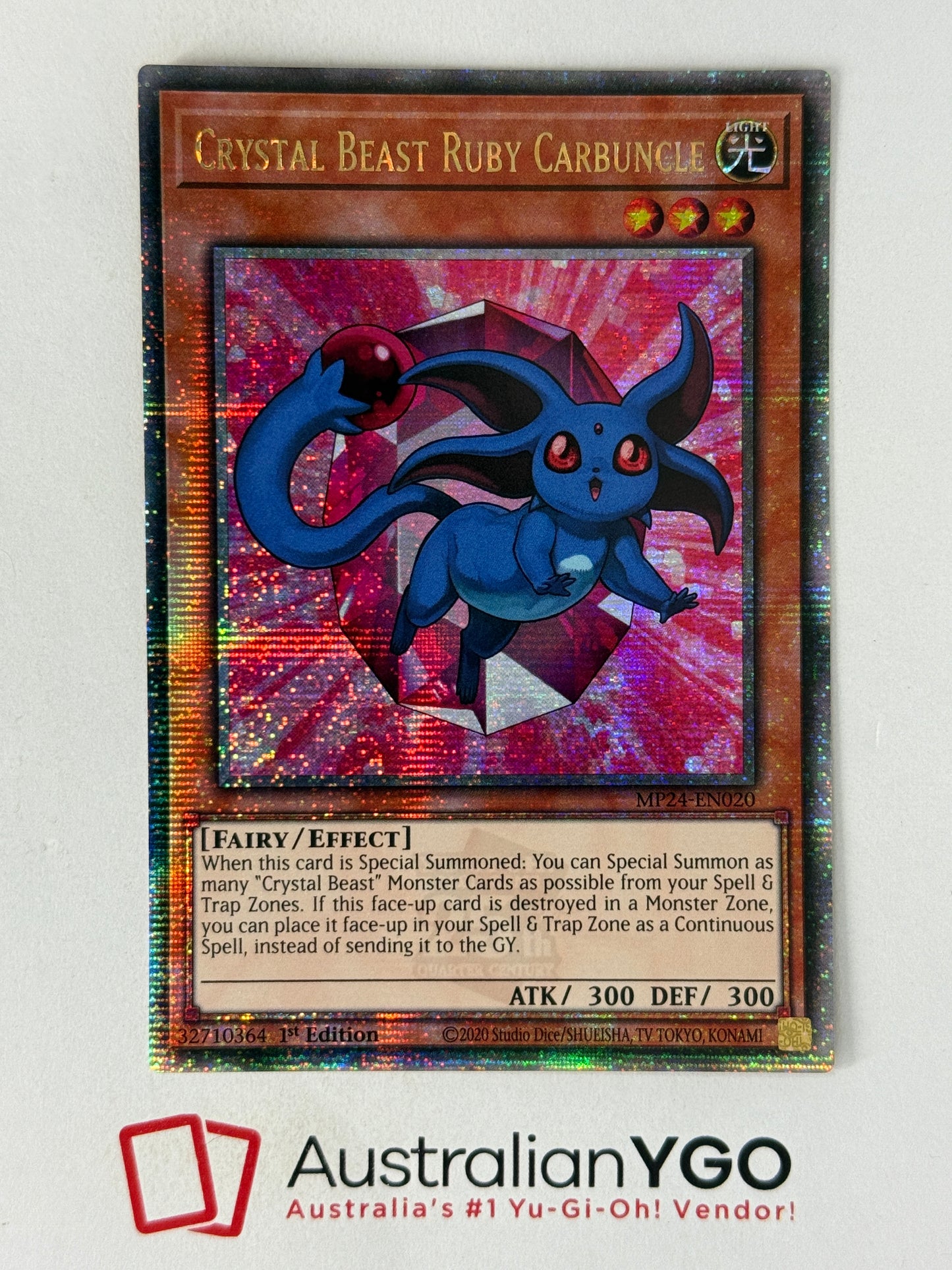 CRYSTAL BEAST RUBY CARBUNCLE MP24-EN020 (QCR)