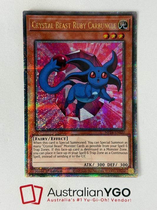 CRYSTAL BEAST RUBY CARBUNCLE MP24-EN020 (QCR)