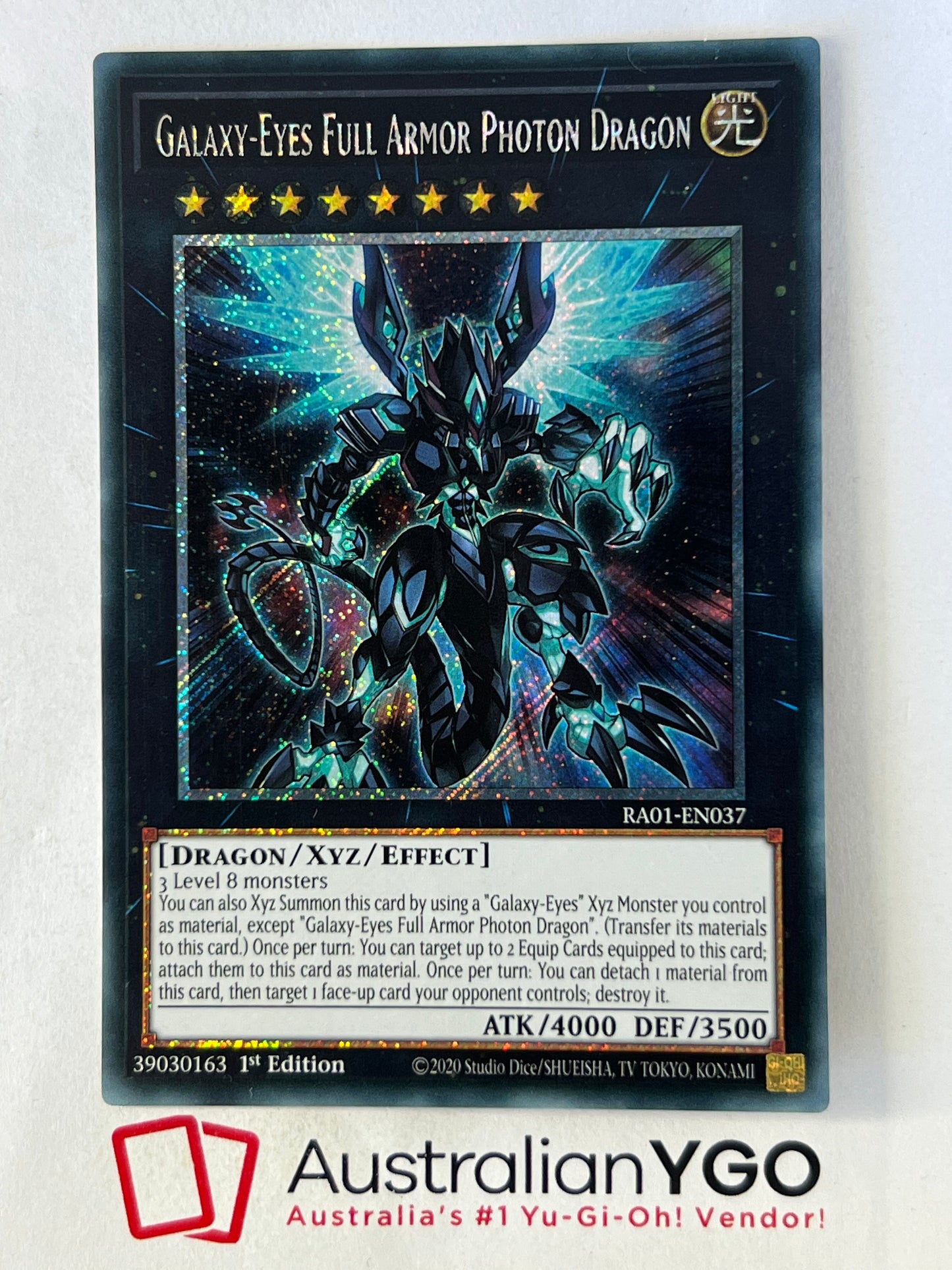 GALAXY-EYES FULL ARMOR PHOTON DRAGON RA01-EN037