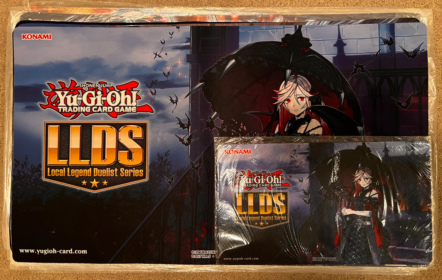 Official Yugioh LLDS Vampire Fraulein Playmat Unsealed + Free Bonus Matching Mouse Pad