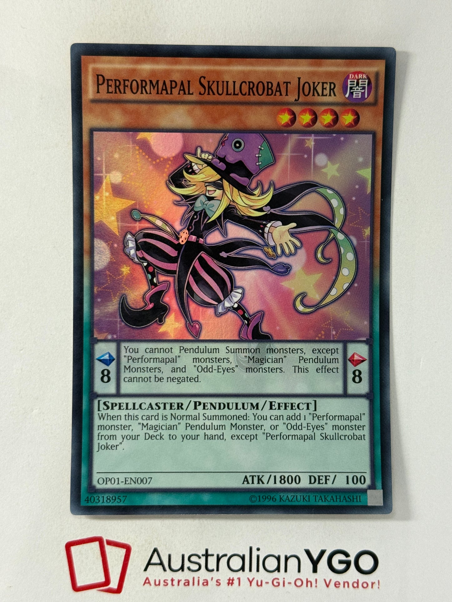 PERFORMAPAL SKULLCROBAT JOKER OP01-EN007
