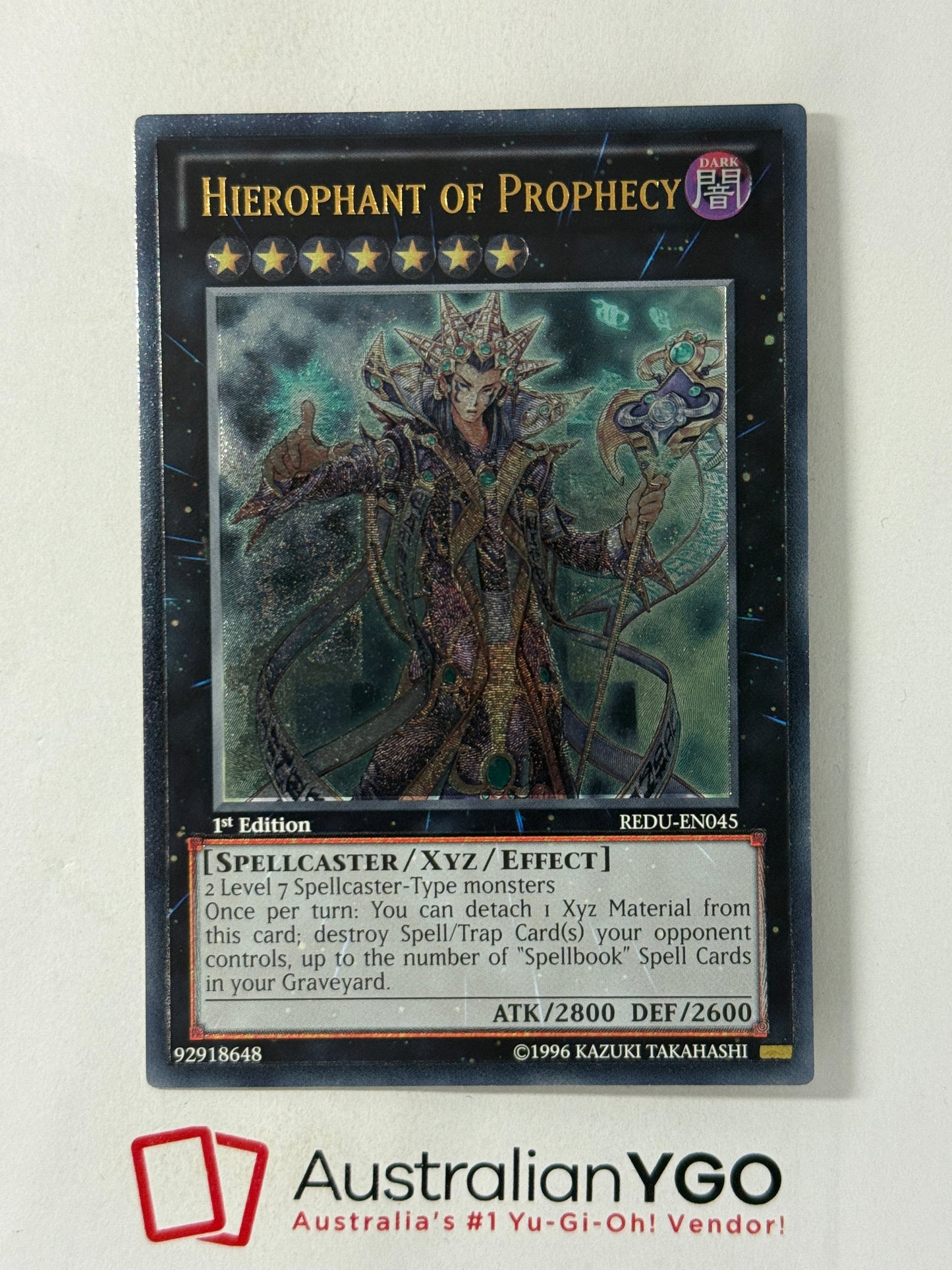 HIEROPHANT OF PROPHECY REDU-ENO45 (UTR) (MISPRINT)