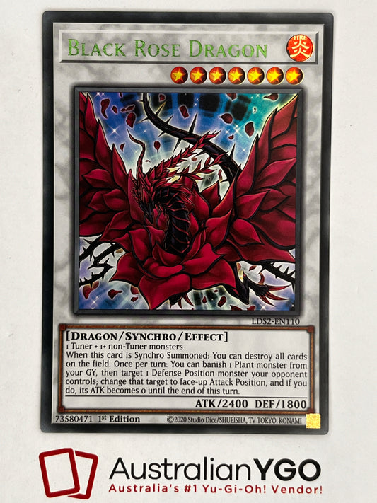 BLACK ROSE DRAGON (Green) LDS2-EN110