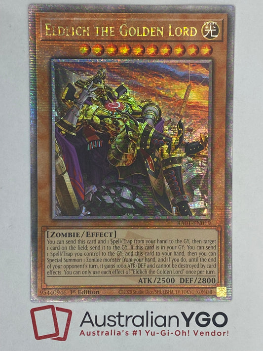 ELDLICH THE GOLDEN LORD (American) RA01-EN019 (QCR)