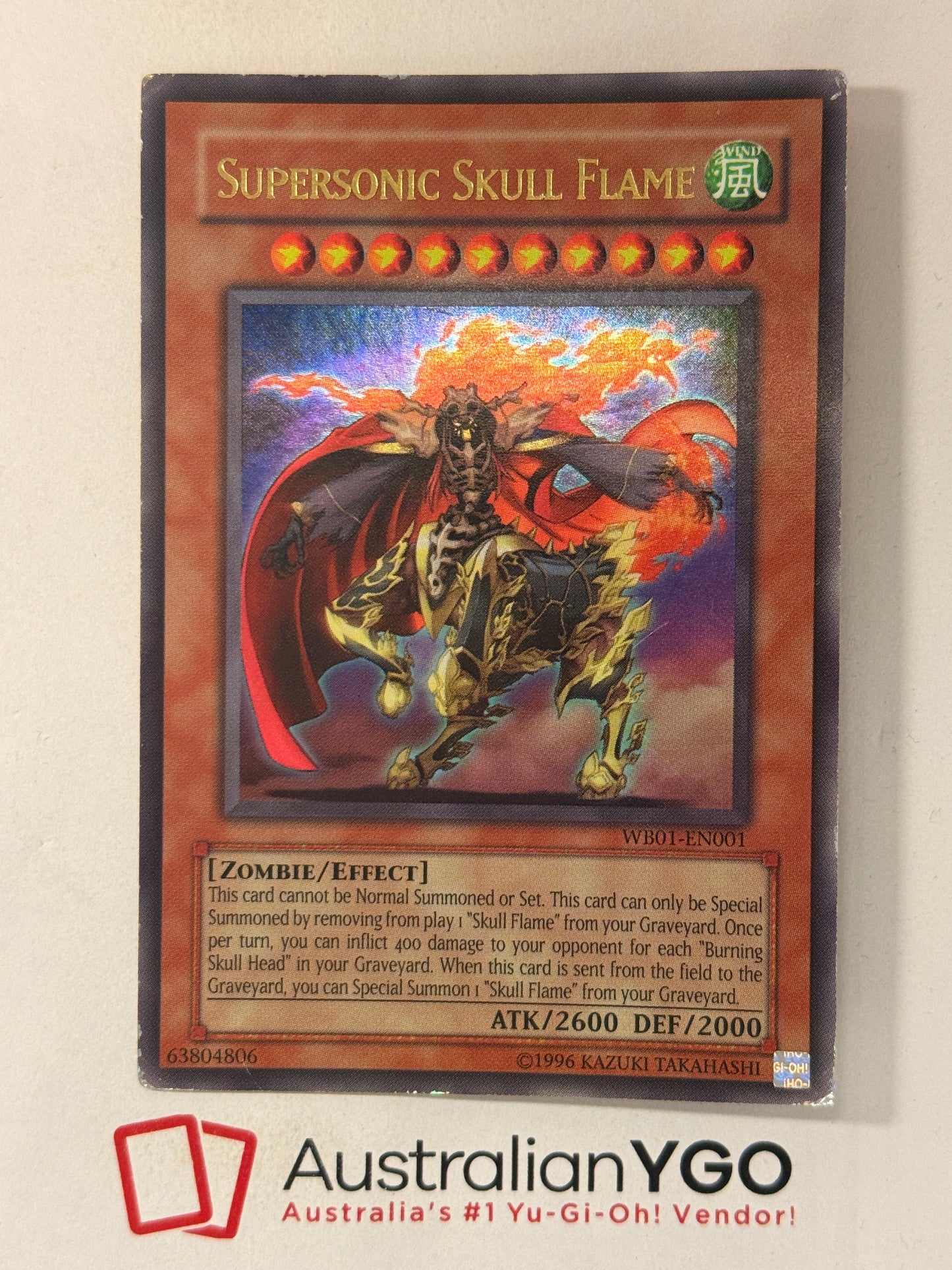 SUPERSONIC SKULL FLAME WB01-EN001