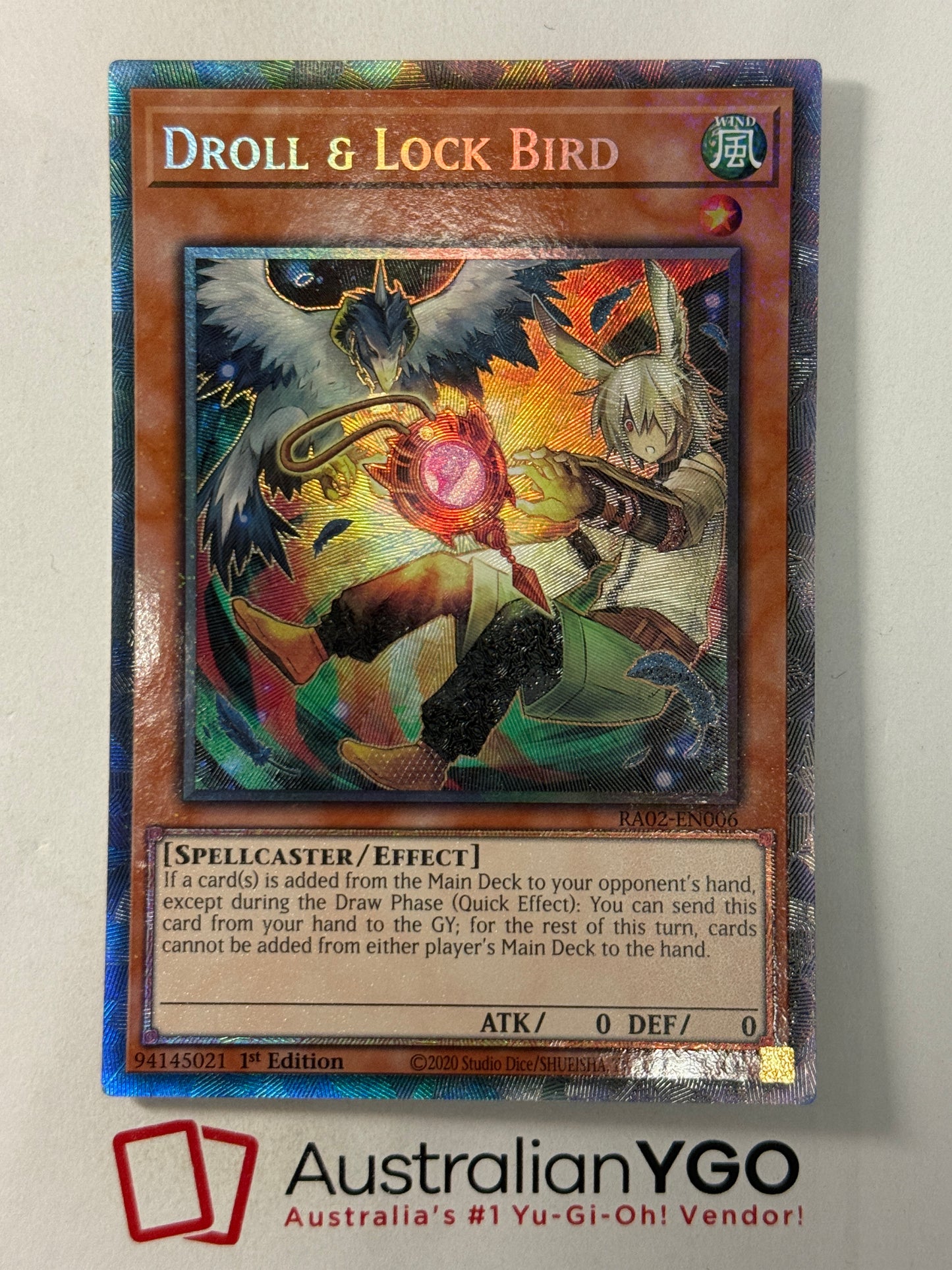 DROLL & LOCK BIRD RA02-EN006 (PCR)