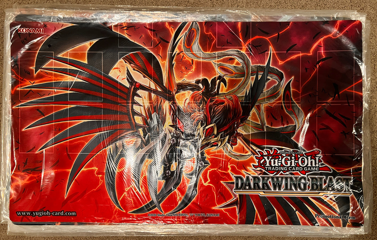 Official Yugioh Darkwing Blast Sneak Peek Playmat Sealed