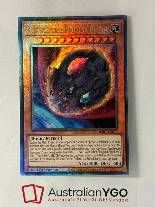 NIBIRU, THE PRIMAL BEING RA01-EN015 (PUR) (MISPRINT)