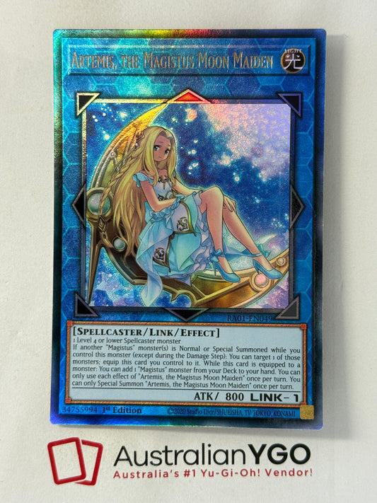 ARTEMIS THE  MAGISTUS MOON MAIDEN RA01-EN049 (PUR)