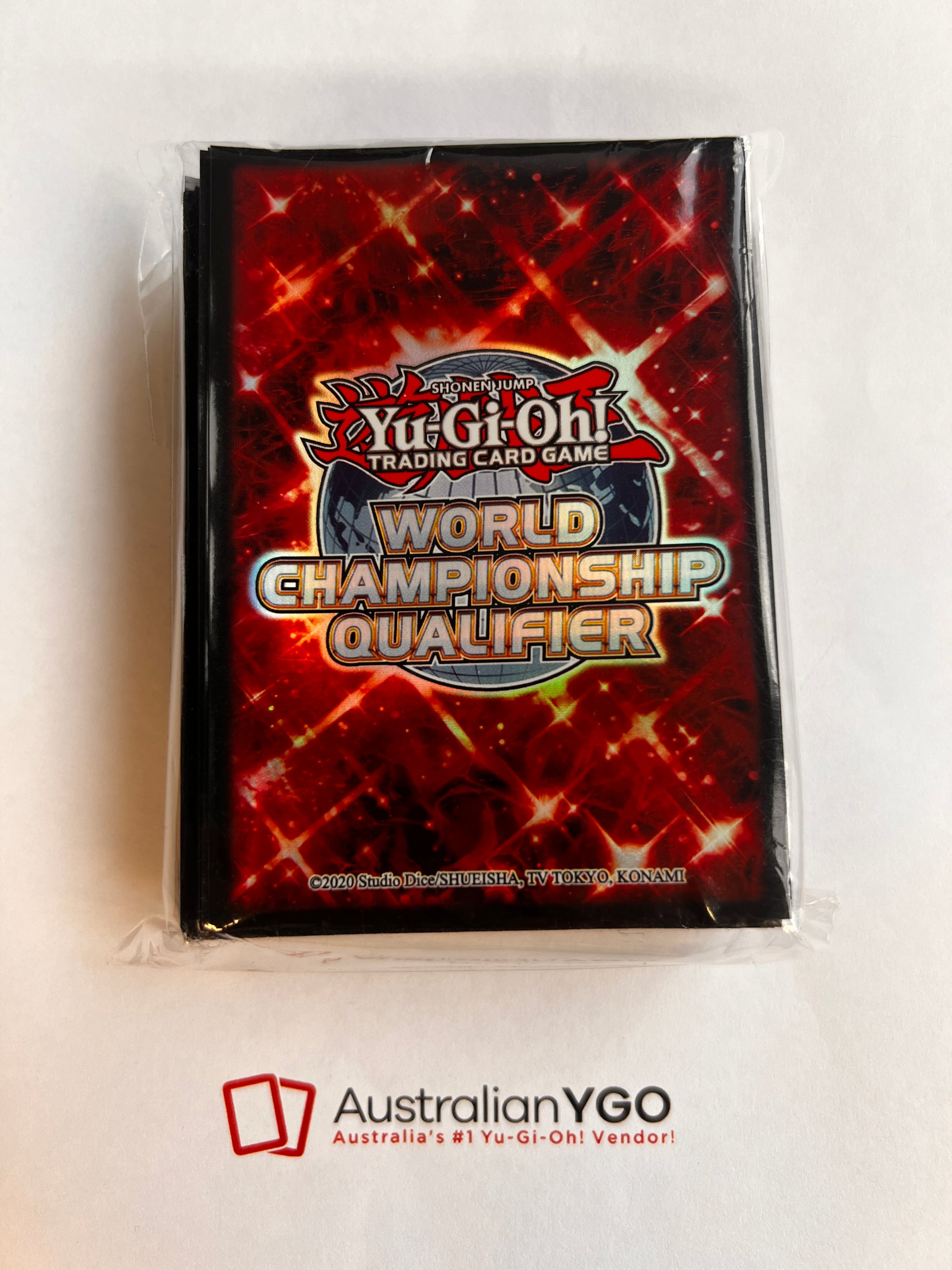 Yu-Gi-Oh World Championship Qualifier 2023 Red Sleeves (100) Aus Ygo Yu-Gi-Oh World Championship Qualifier 2023 Red Sleeves (100) Aus Ygo