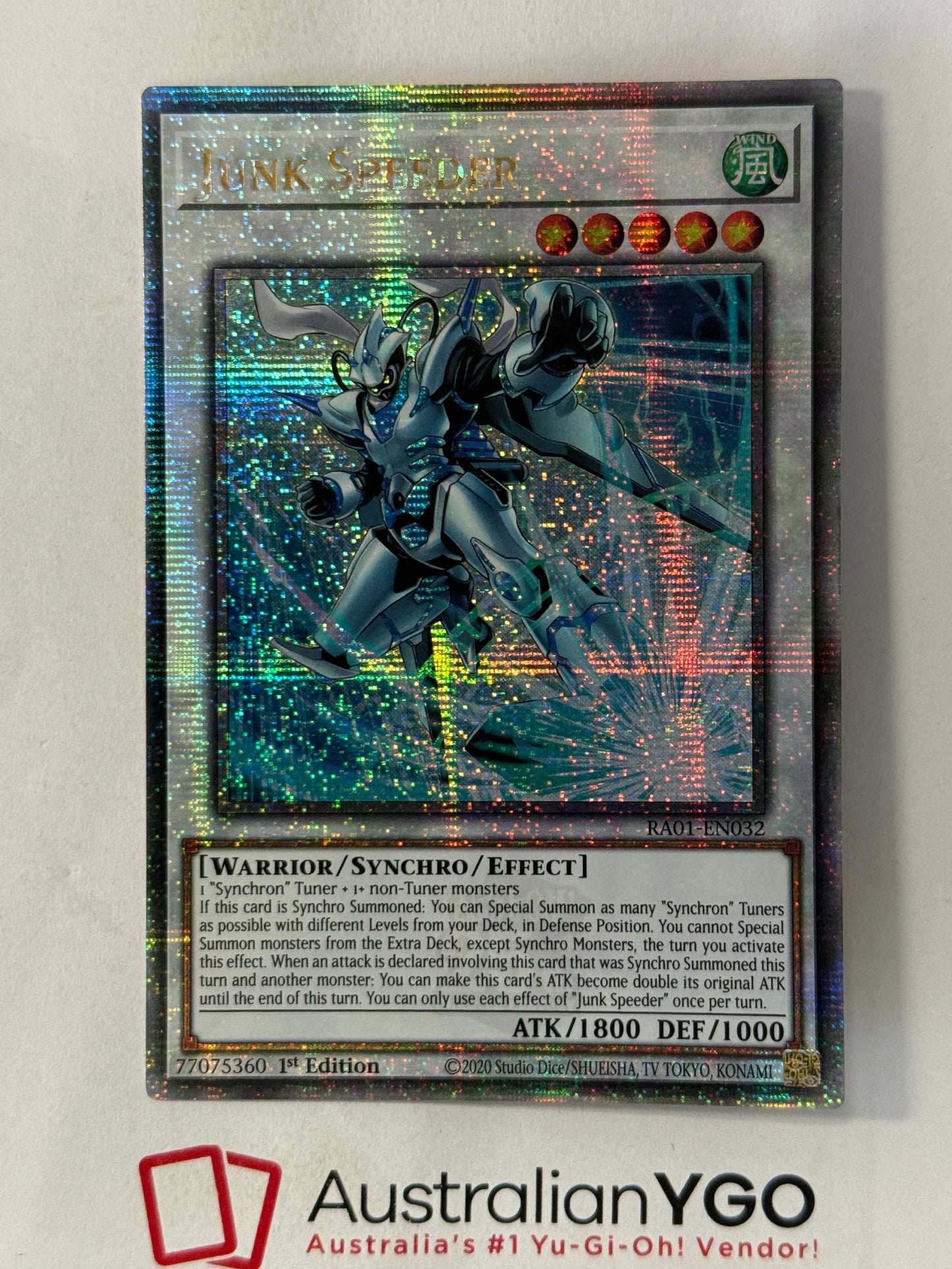 JUNK SPEEDER RA01-EN032 (QCR)