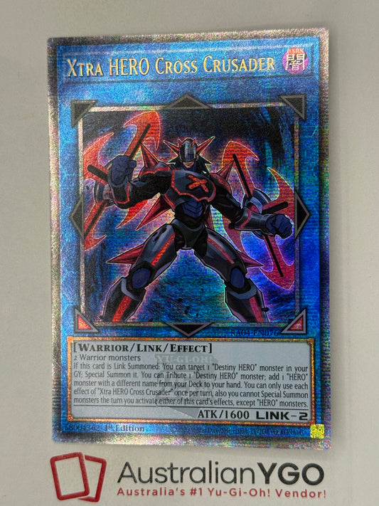 XTRA HERO CROSS CRUSADER RA04-EN076 (QCR)