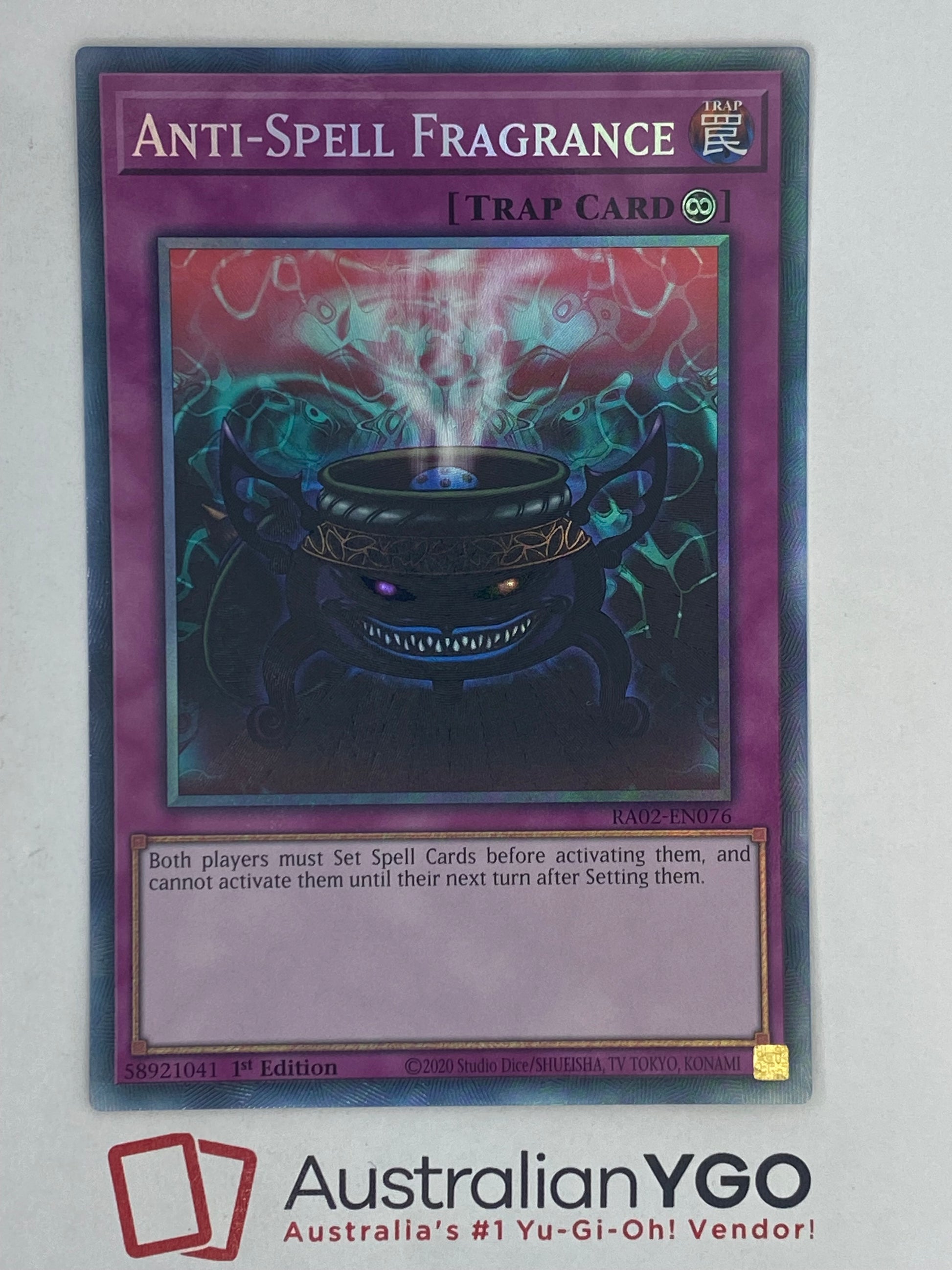 ANTI-SPELL FRAGRANCE (PCR) RA02-EN076 Aus Ygo ANTI-SPELL FRAGRANCE (PCR) RA02-EN076 Aus Ygo