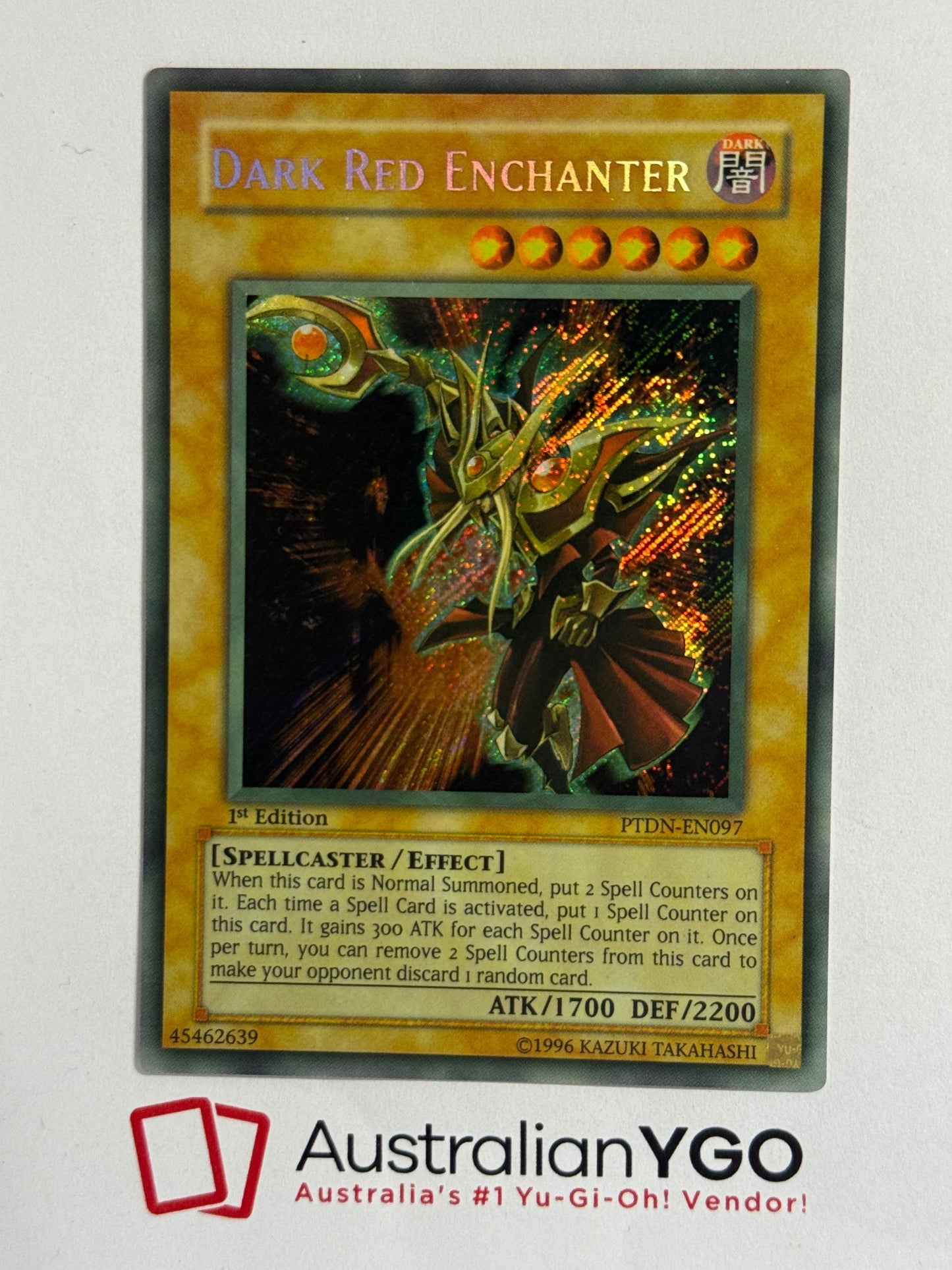 DARK RED ENCHANTER PTDN-EN097 (Misprint)