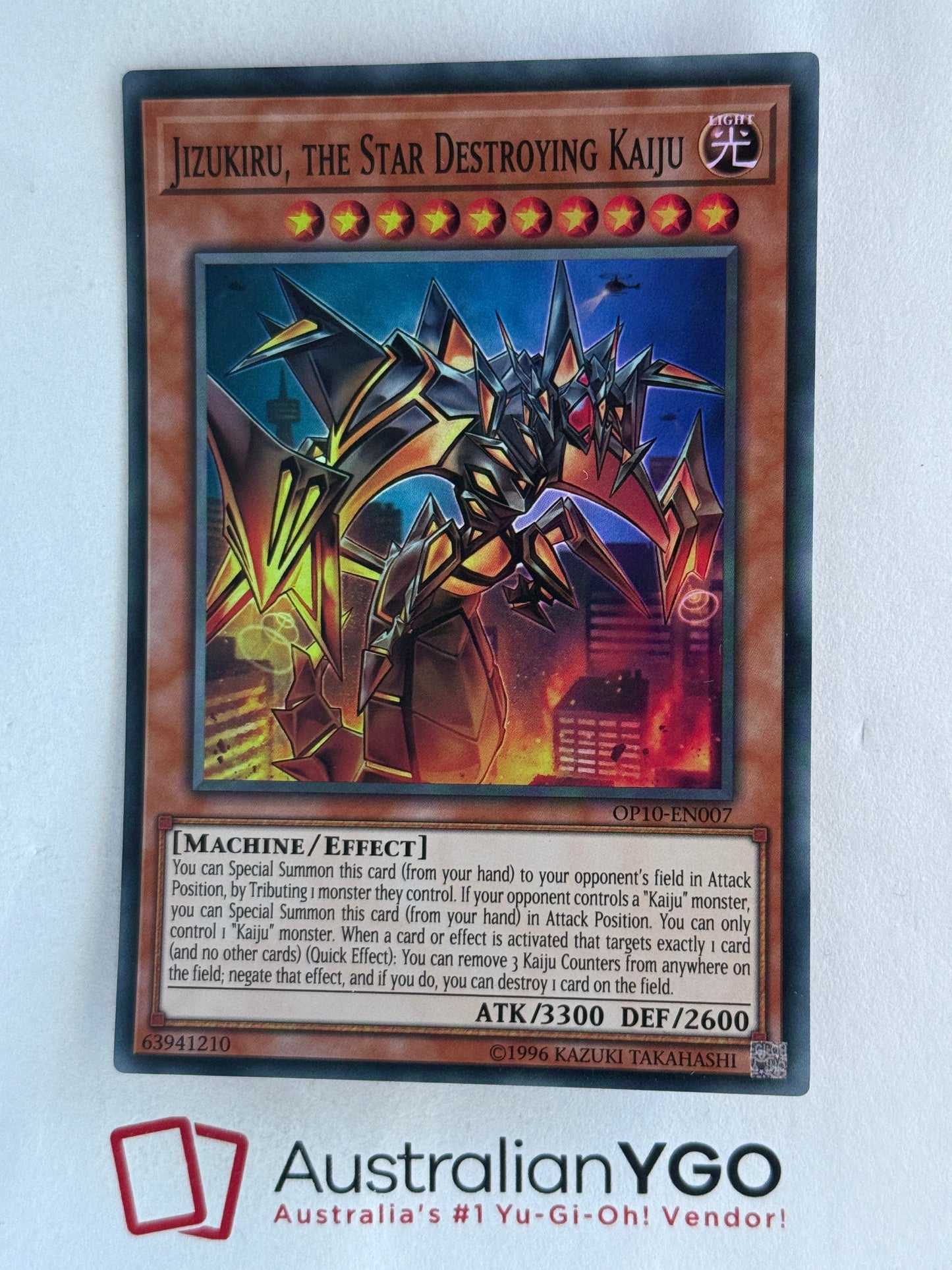 JIZUKIRU, THE STAR DESTROYING OP10-EN007
