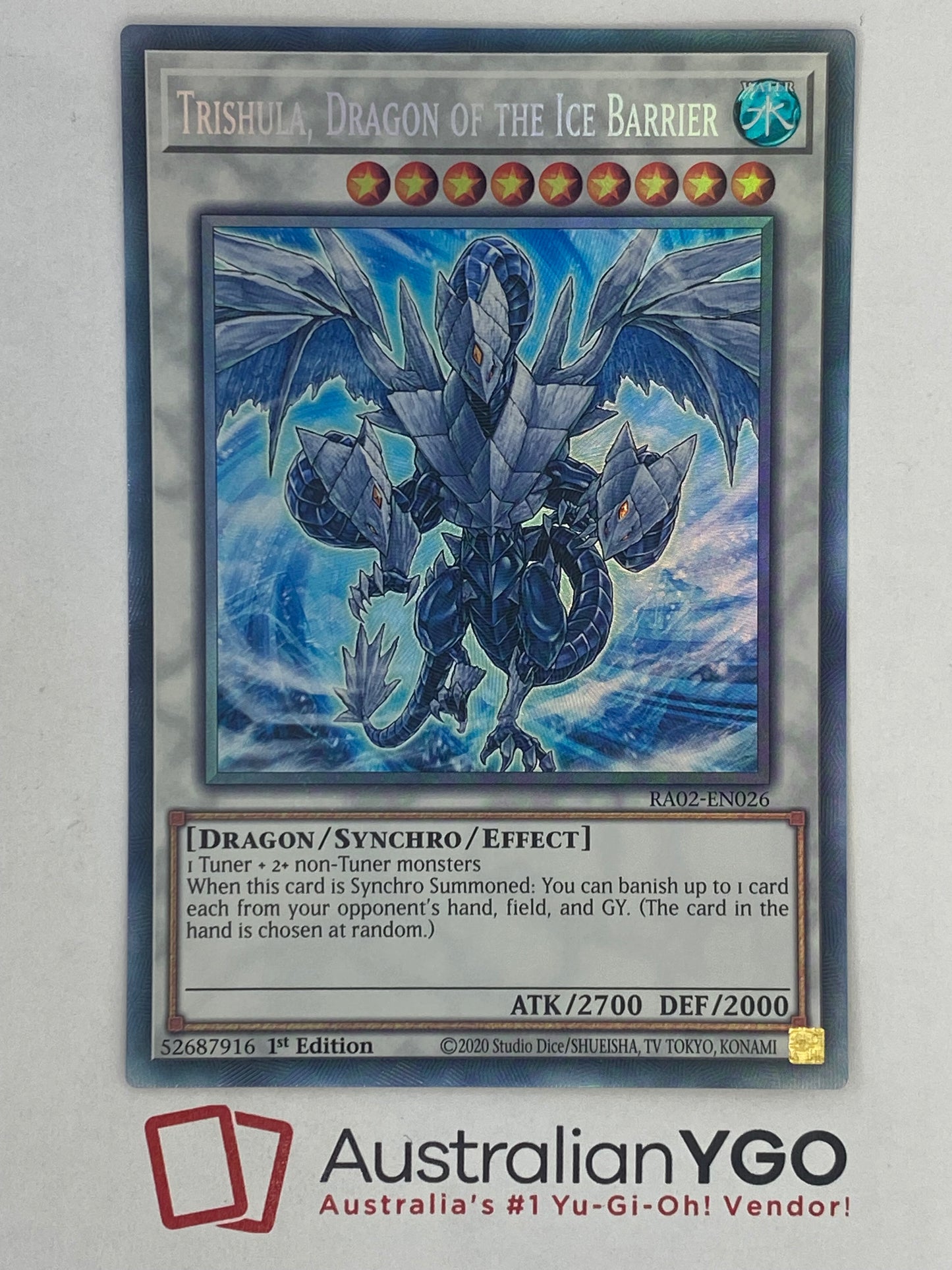 TRISHULA, DRAGON OF THE ICE BARRIER (PCR) RA02-EN026