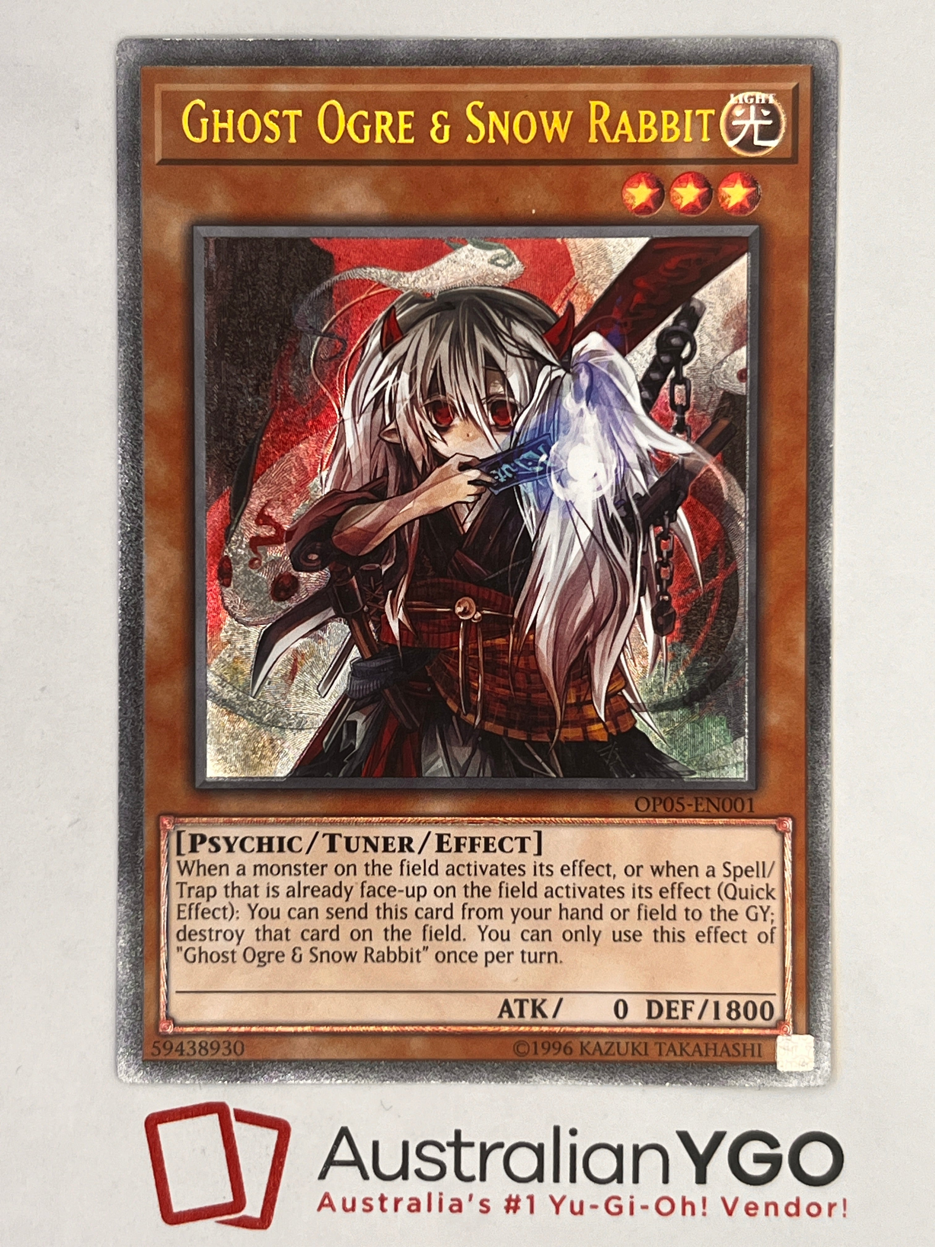 GHOST OGRE & SNOW RABBIT OP05-EN001 (UTR) – Aus Ygo