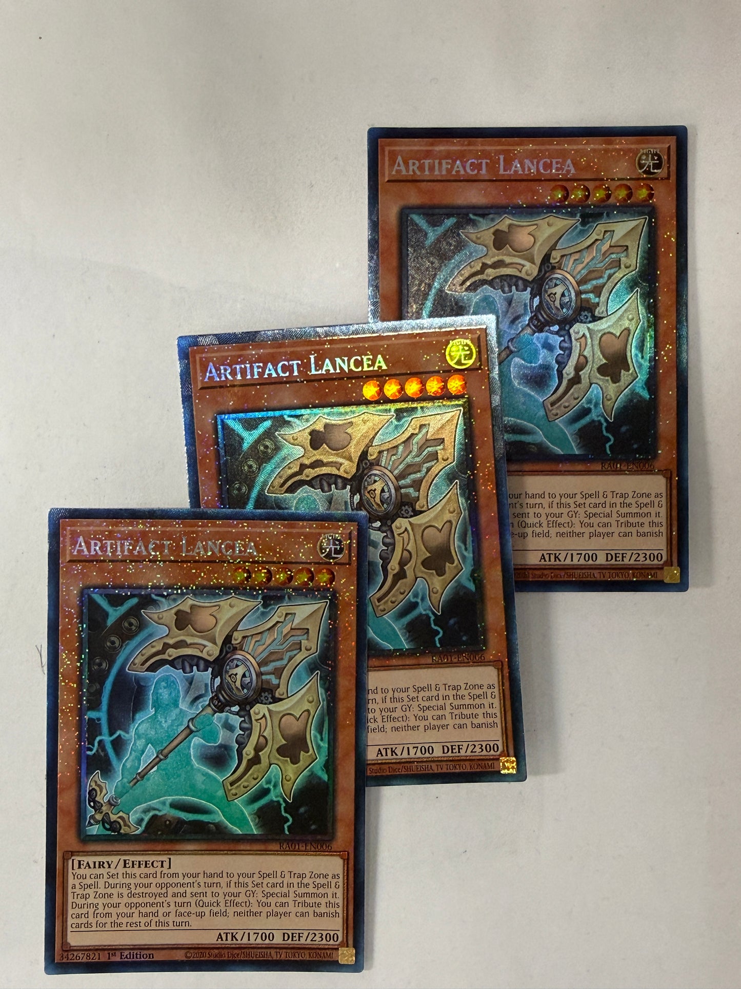 ARTIFACT LANCEA RA01-EN006 Playset (PCR)