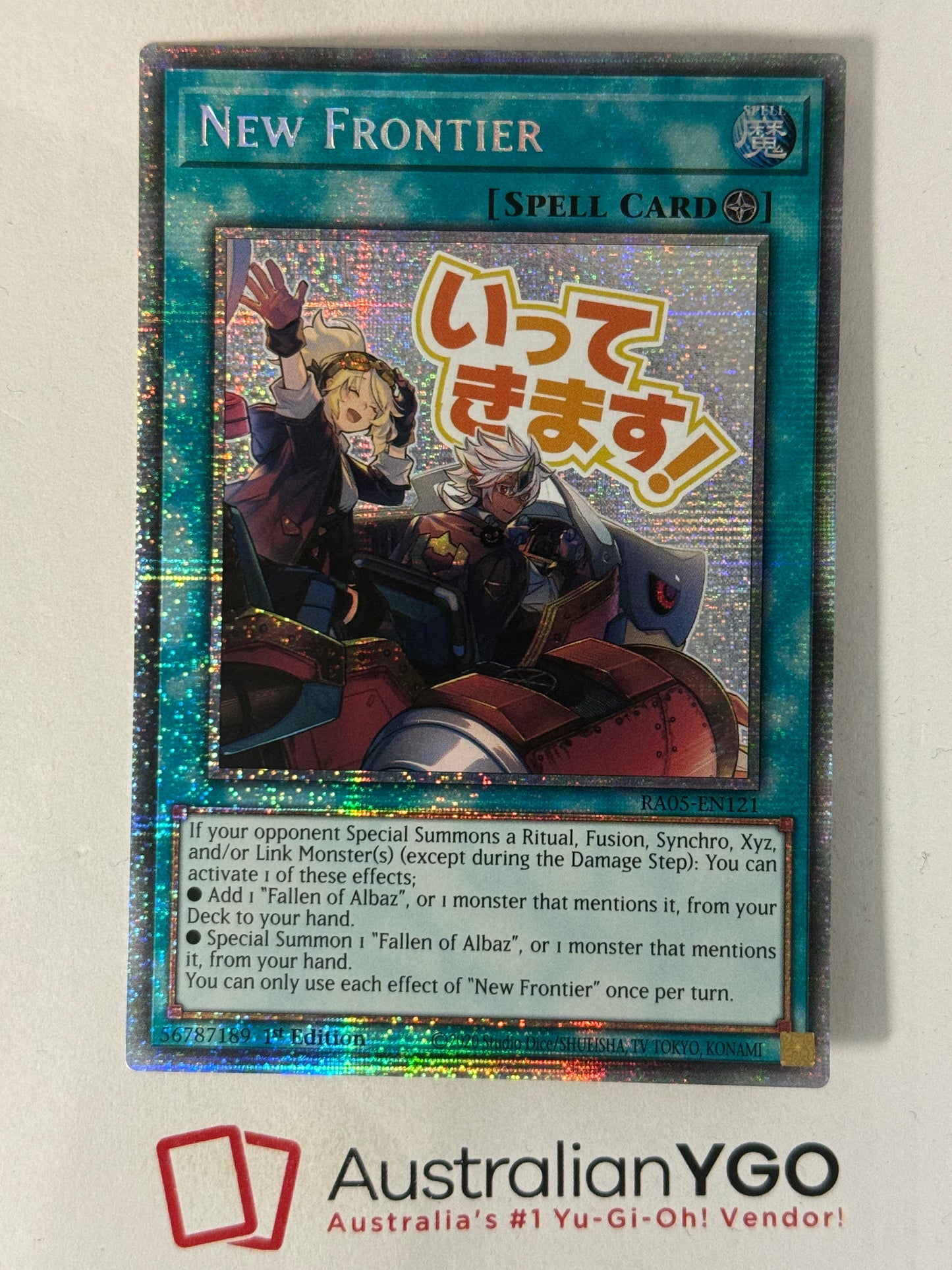 NEW FRONTIER RA05-EN121 (Starlight Rare)