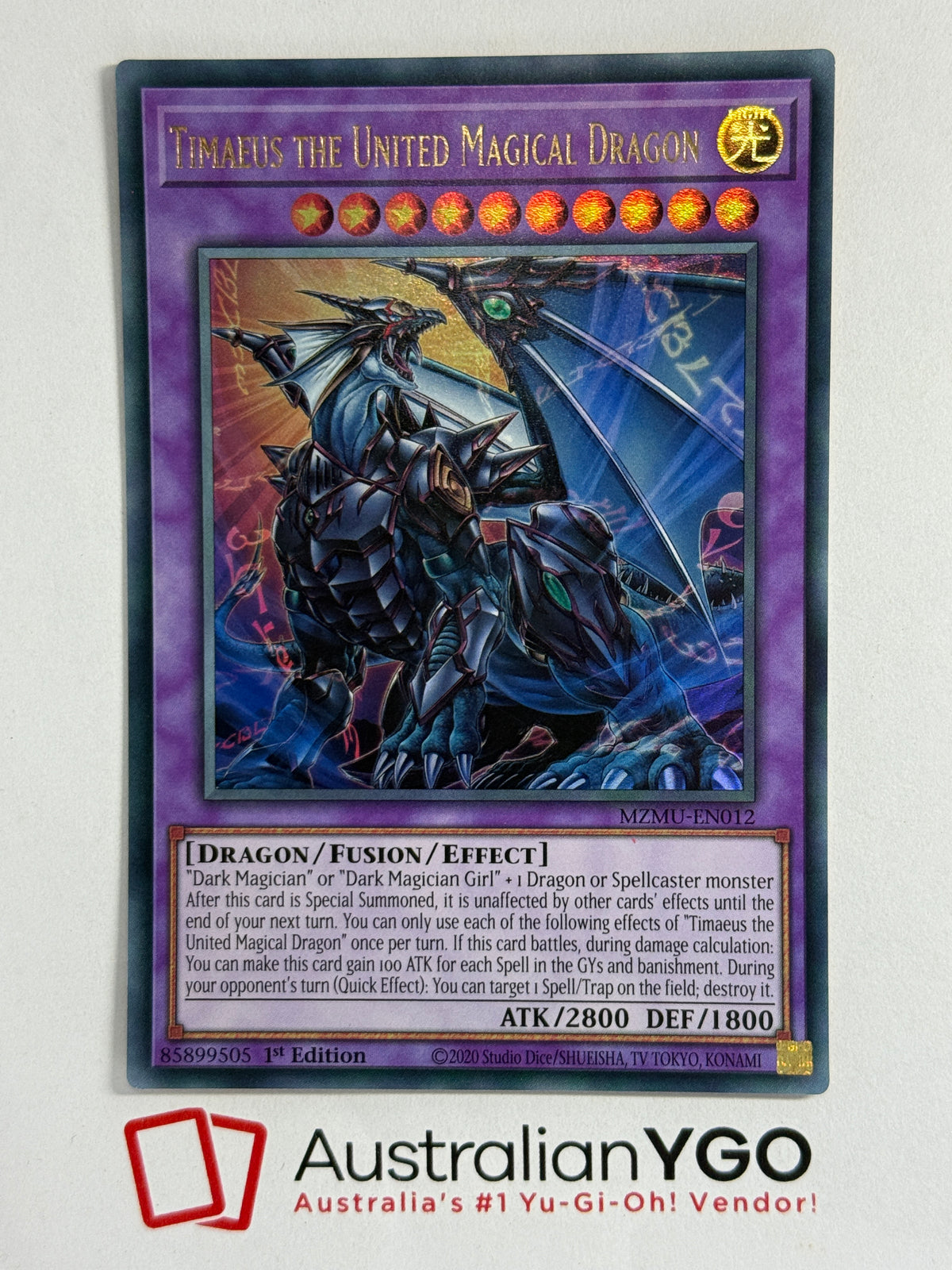 TIMAEUS THE UNITED MAGICAL DRAGON MZMU-EN012