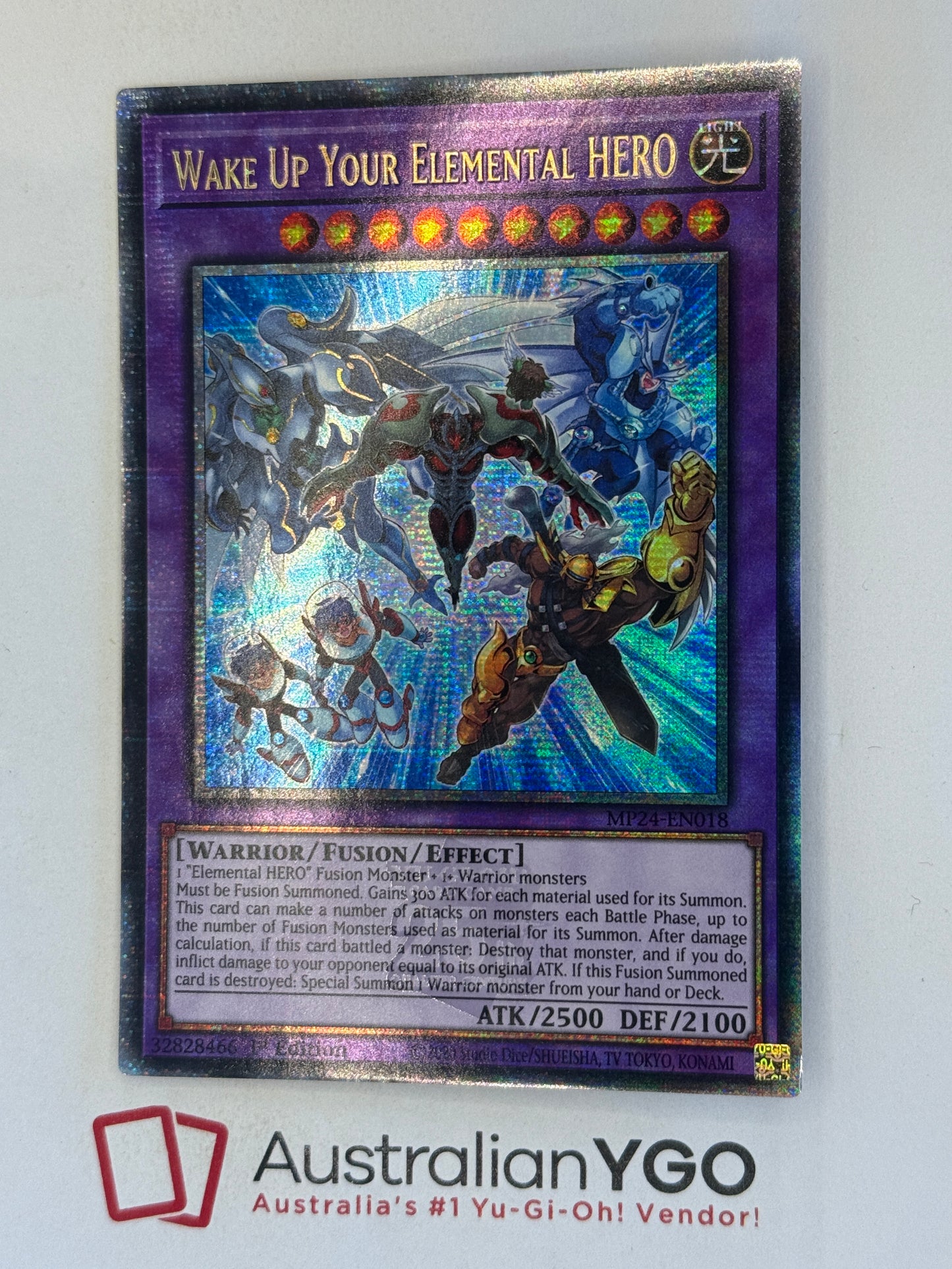 WAKE UP YOUR ELEMENTAL HERO MP24-EN018 (QCR)