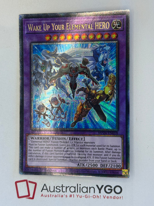 WAKE UP YOUR ELEMENTAL HERO MP24-EN018 (QCR)