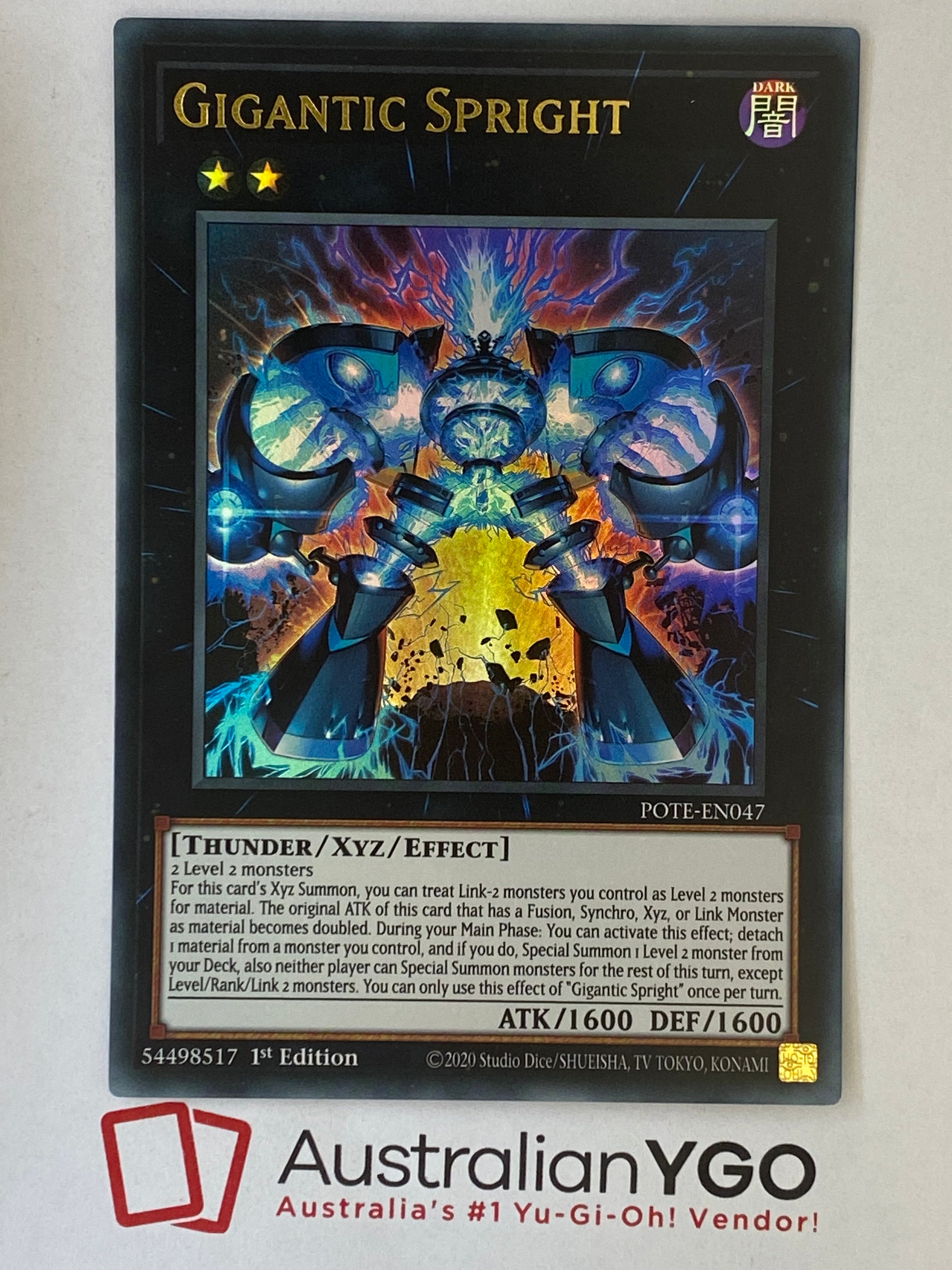 Spright Pod GIGANTIC SPRIGHT POTE-EN047 – Aus Ygo
