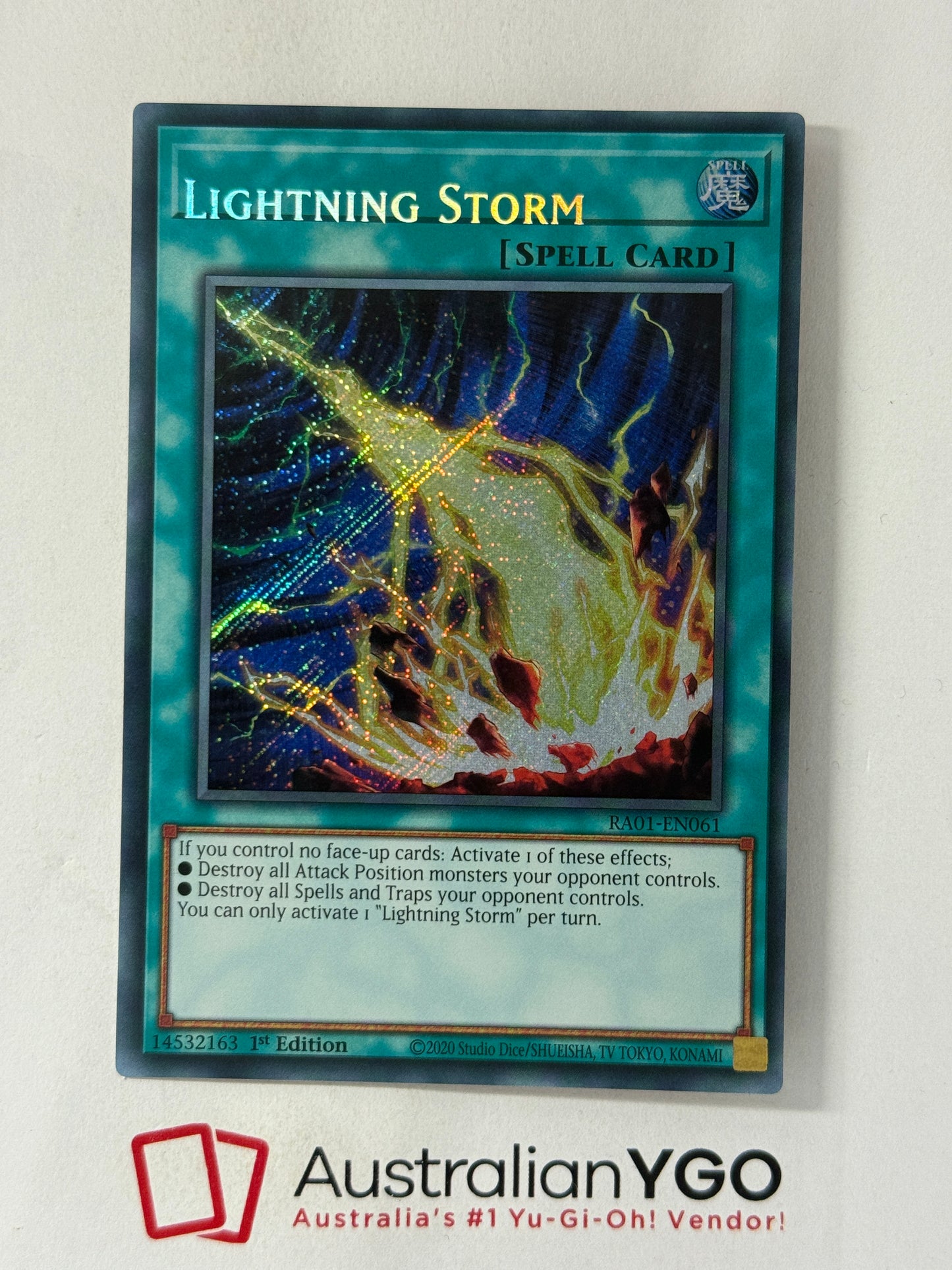 LIGHTNING STORM RA01-EN061 (MISPRINT)