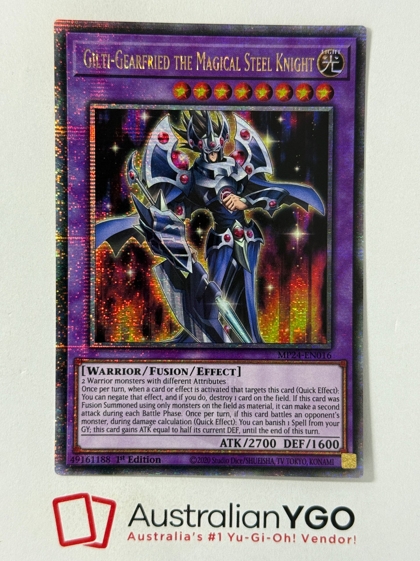 GILTI-GEARFRIED THE MAGICAL STEEL KNIGHT MP24-EN016 (QCR)