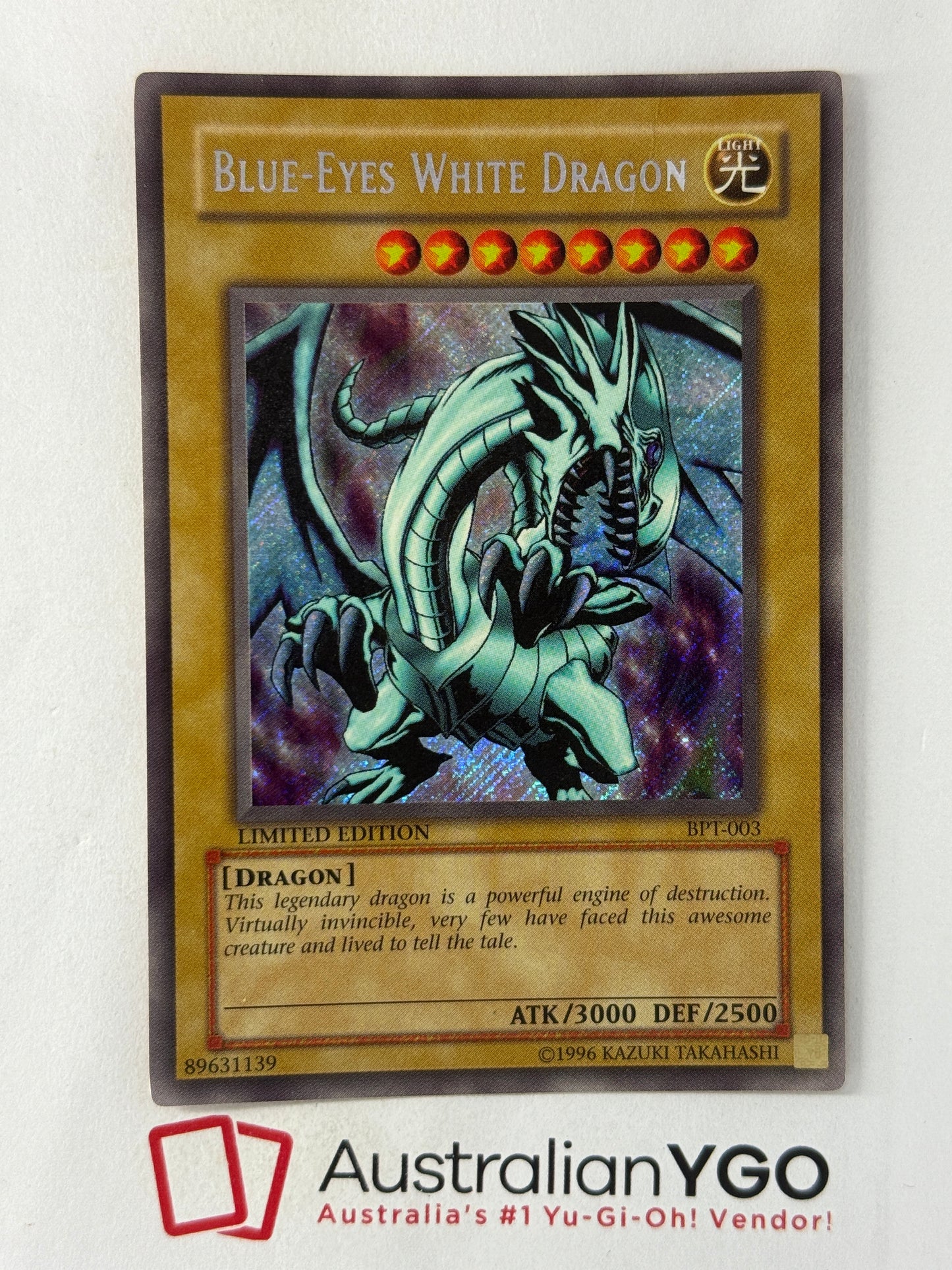 BLUE-EYES WHITE DRAGON BPT-003