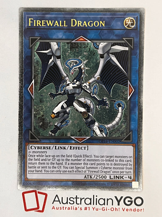 FIREWALL DRAGON OP16-EN002 Ultimate Rare, Near Mint, Unlimited.