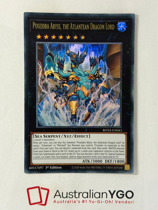 POSEIDRA ABYSS, THE ATLANTEAN DRAGON LORD ROTA-EN043