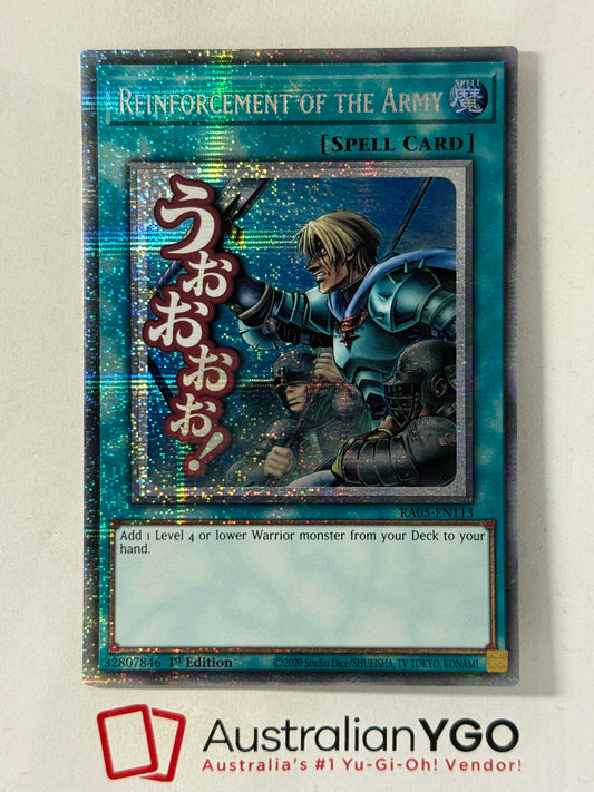 REINFORCEMENT OF THE ARMY RA05-EN113 (Starlight Rare)