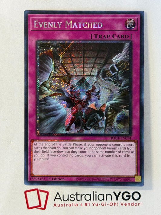 EVENLY MATCHED RA01-EN074