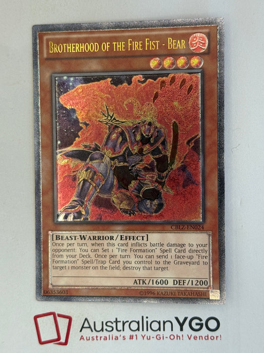 BROTHERHOOD OF THE FIRE FIST - BEAR CBLZ-EN024 (UTR)