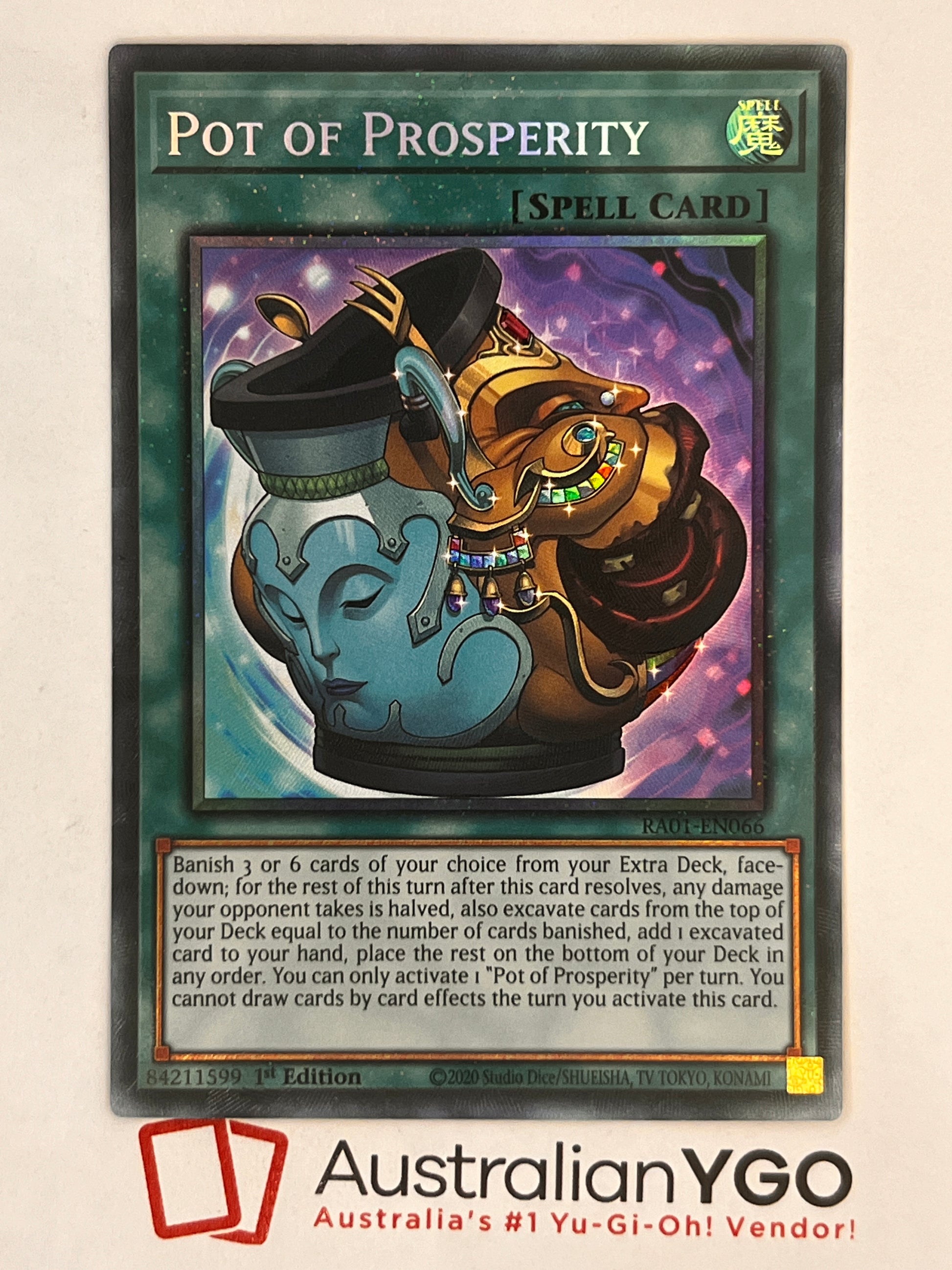 POT OF PROSPERITY (PCR) RA01-EN066 Aus Ygo POT OF PROSPERITY (PCR) RA01-EN066 Aus Ygo